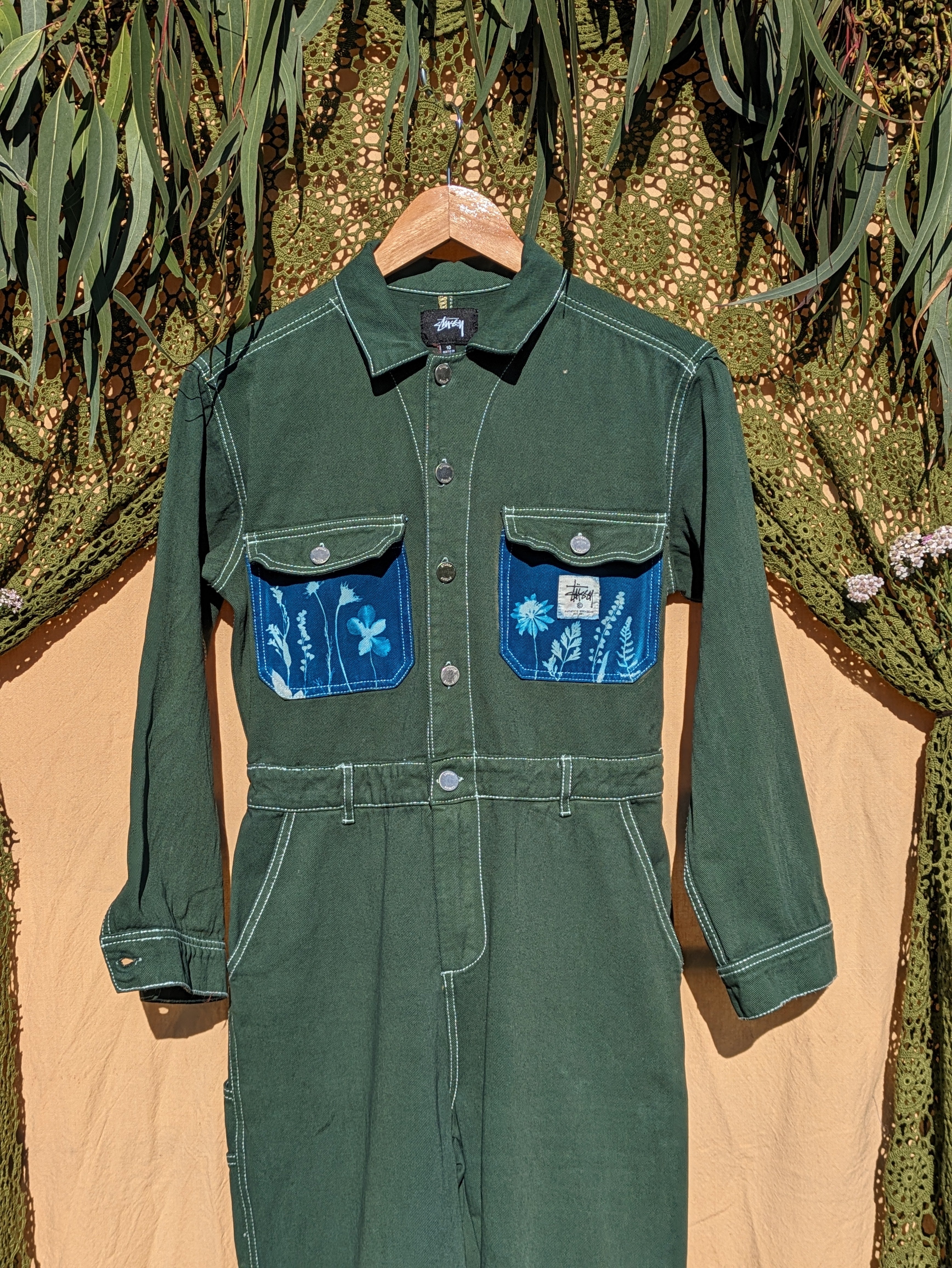 Cyanotype Stussy Work Jumpsuit