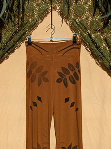 Bamboo Flared Yoga Pant Ochre