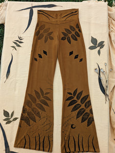 Bamboo Flared Yoga Pant Ochre