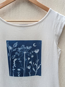 Cyanotype Garden window Tshirt