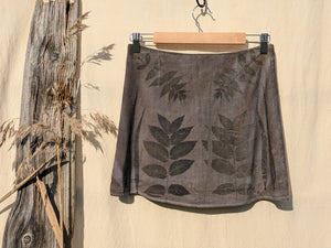 Smoky Purple Leaf Skirt