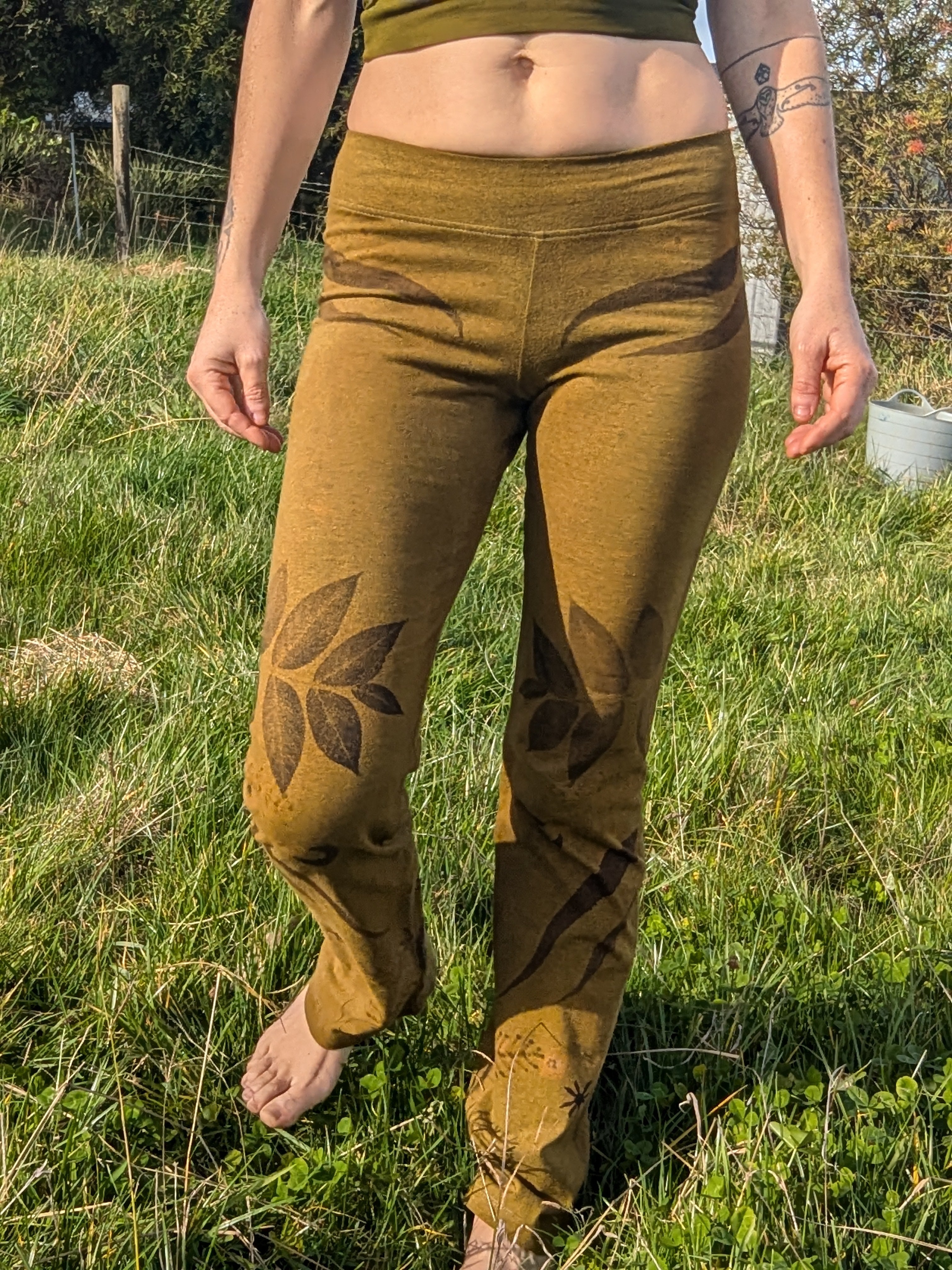 Cotton Boot Cut Yoga Pant