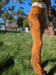 Bamboo Flared Yoga Pant Ochre