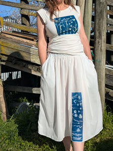 Cyanotype Garden window Tshirt