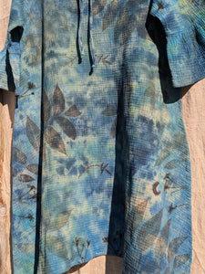 XL Cotton Ice Dyed Dress Crystal Ocean