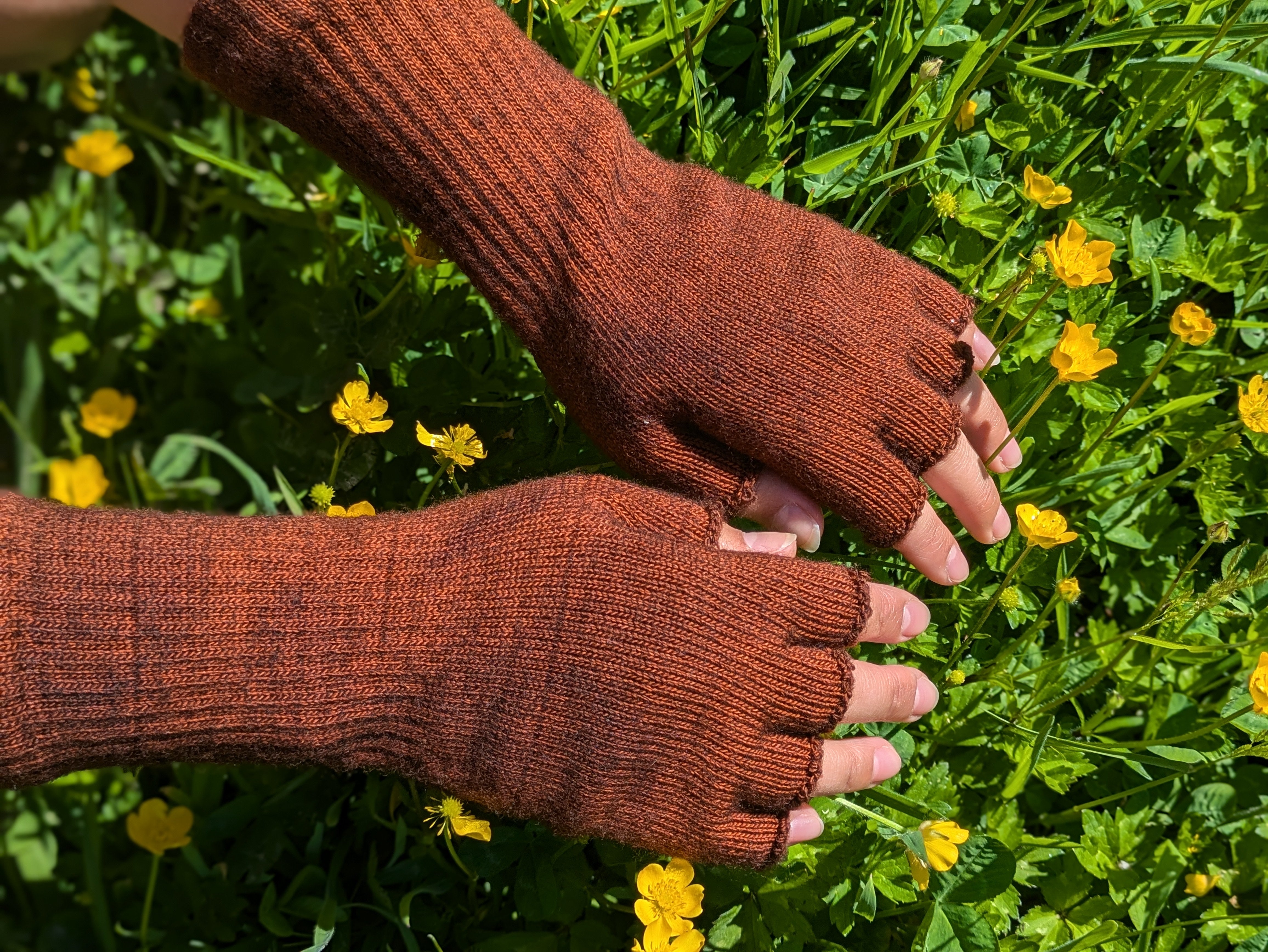 Wool Fingerless Gloves