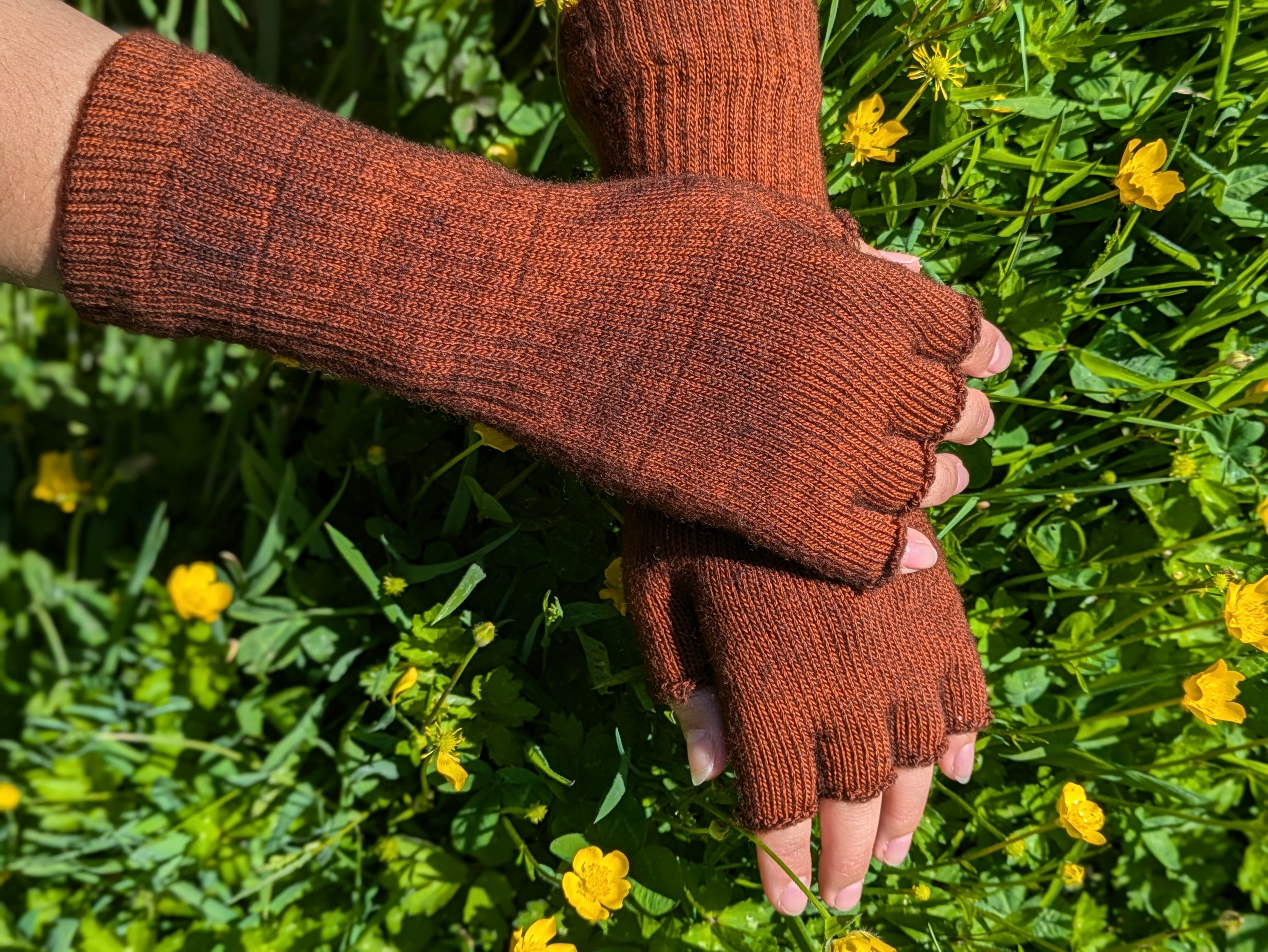 Wool Fingerless Gloves