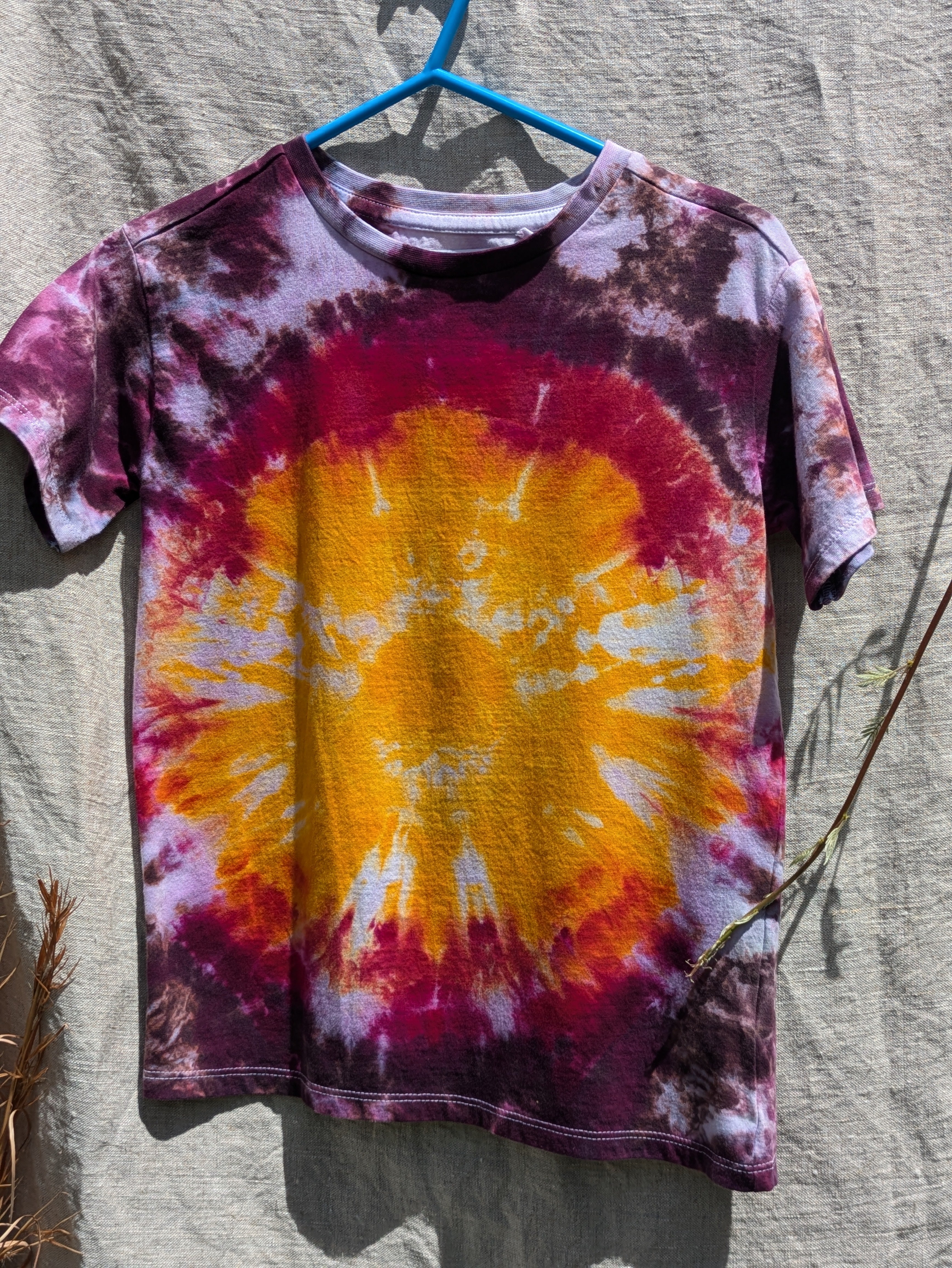 Kids Tie-Dyed T-shirt #4 (Age 9)