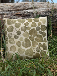 Botanically Printed Linen Cushion Cover 2