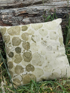 Botanically Printed Linen Cushion Cover 2