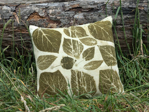 Botanically Printed Linen Cushion Cover 4