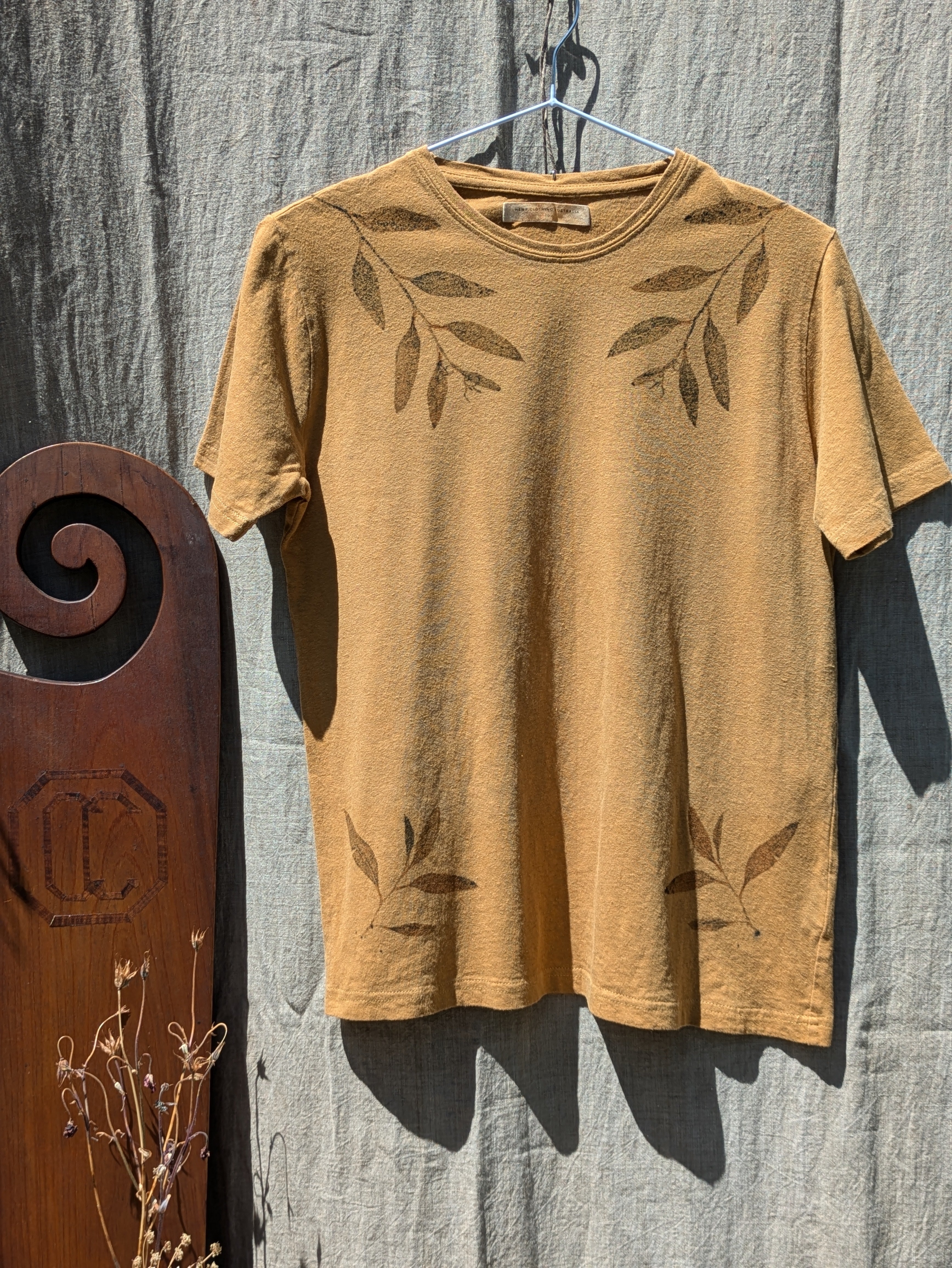 Botanically Printed Hemp Classic T-shirt #4