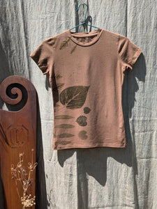 Botanically Printed Hemp Stretch Fit T-shirt 2