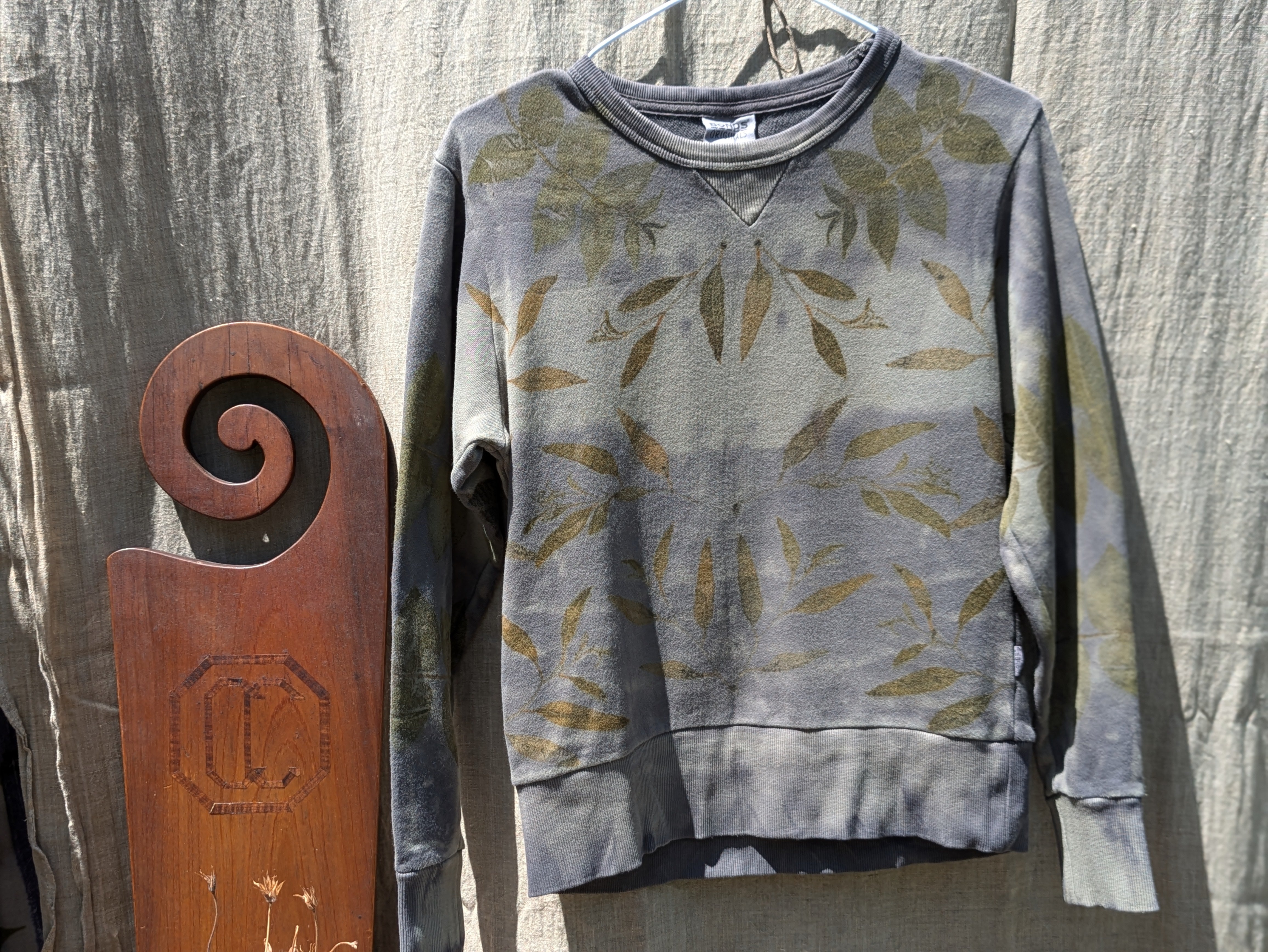 Botanically Printed Cotton Sweatshirt