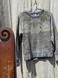 Botanically Printed Cotton Sweatshirt