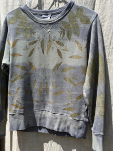 Botanically Printed Cotton Sweatshirt