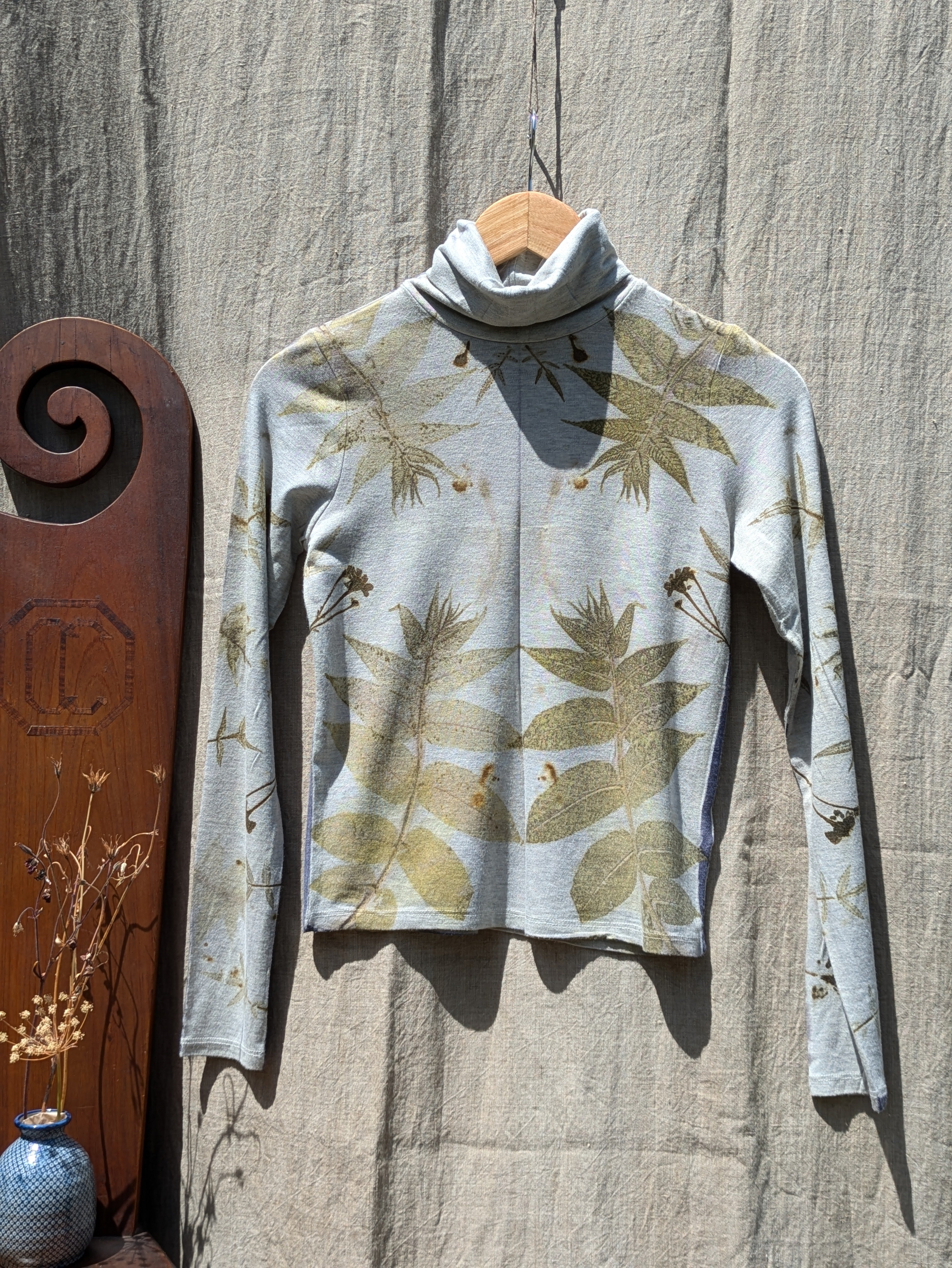 Botanically Printed turtleneck