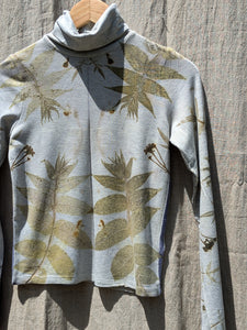 Botanically Printed turtleneck