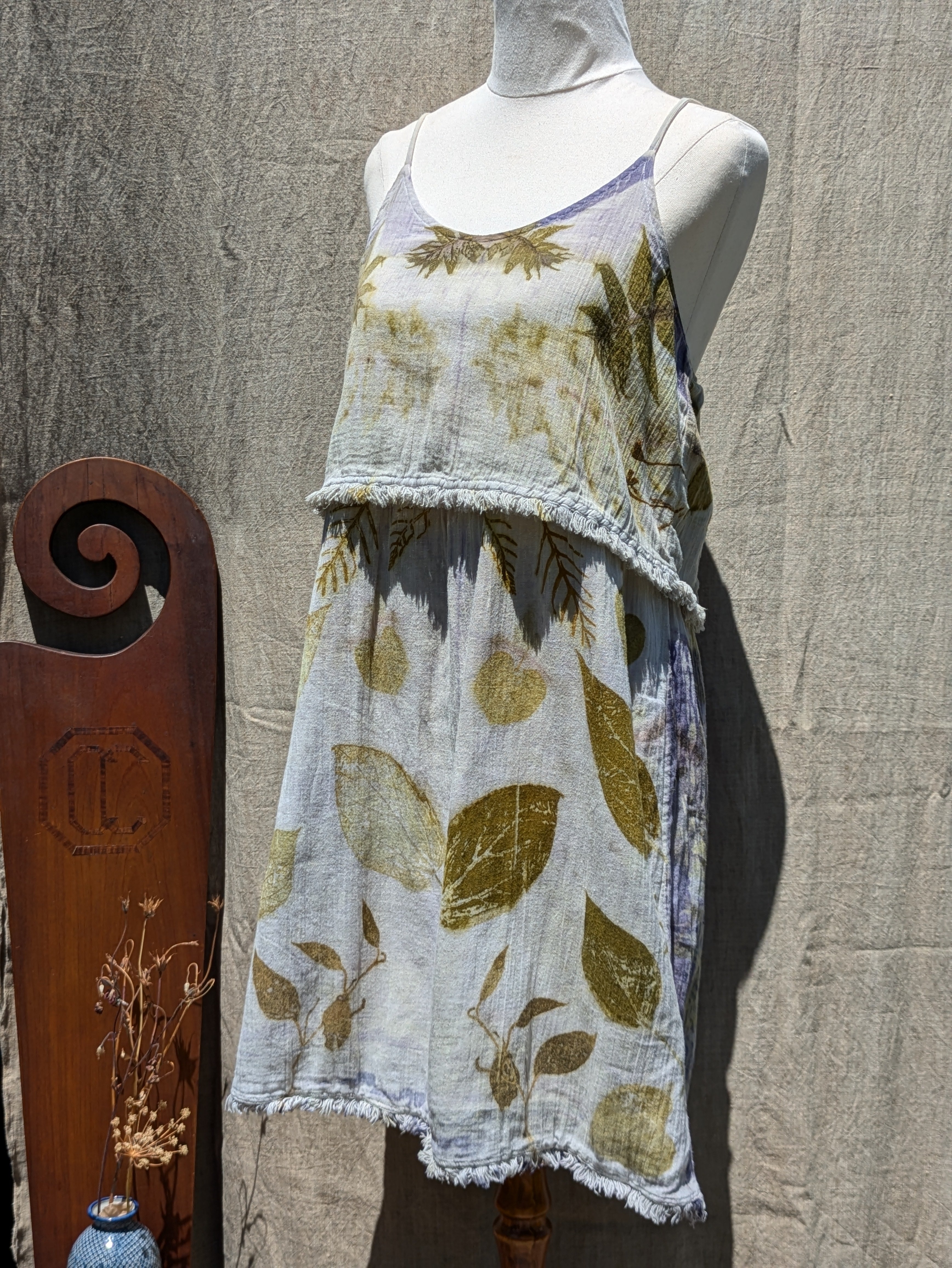 Walnut & Logwood Cotton Dress