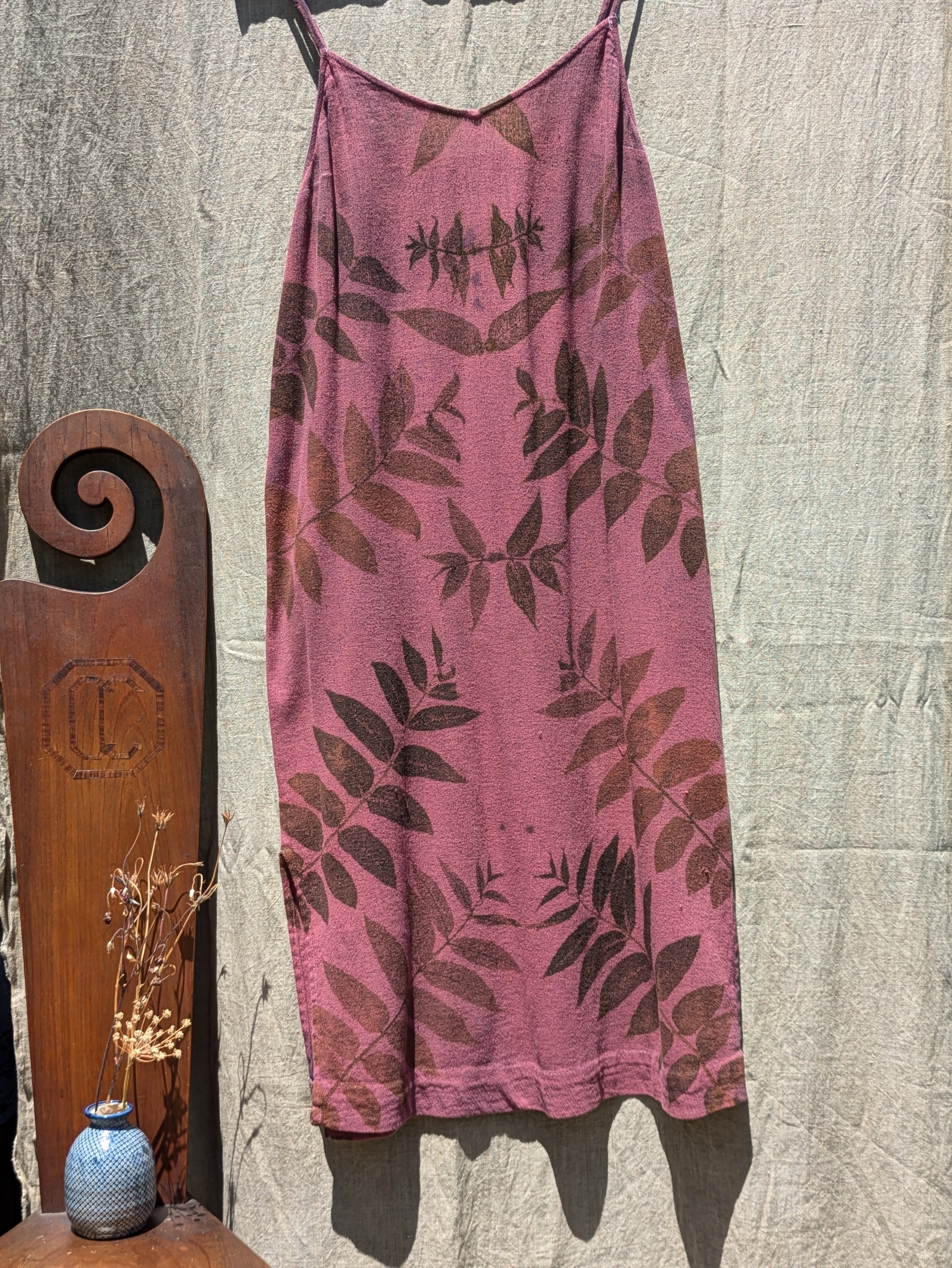 Cotton Pink Walnut Dress