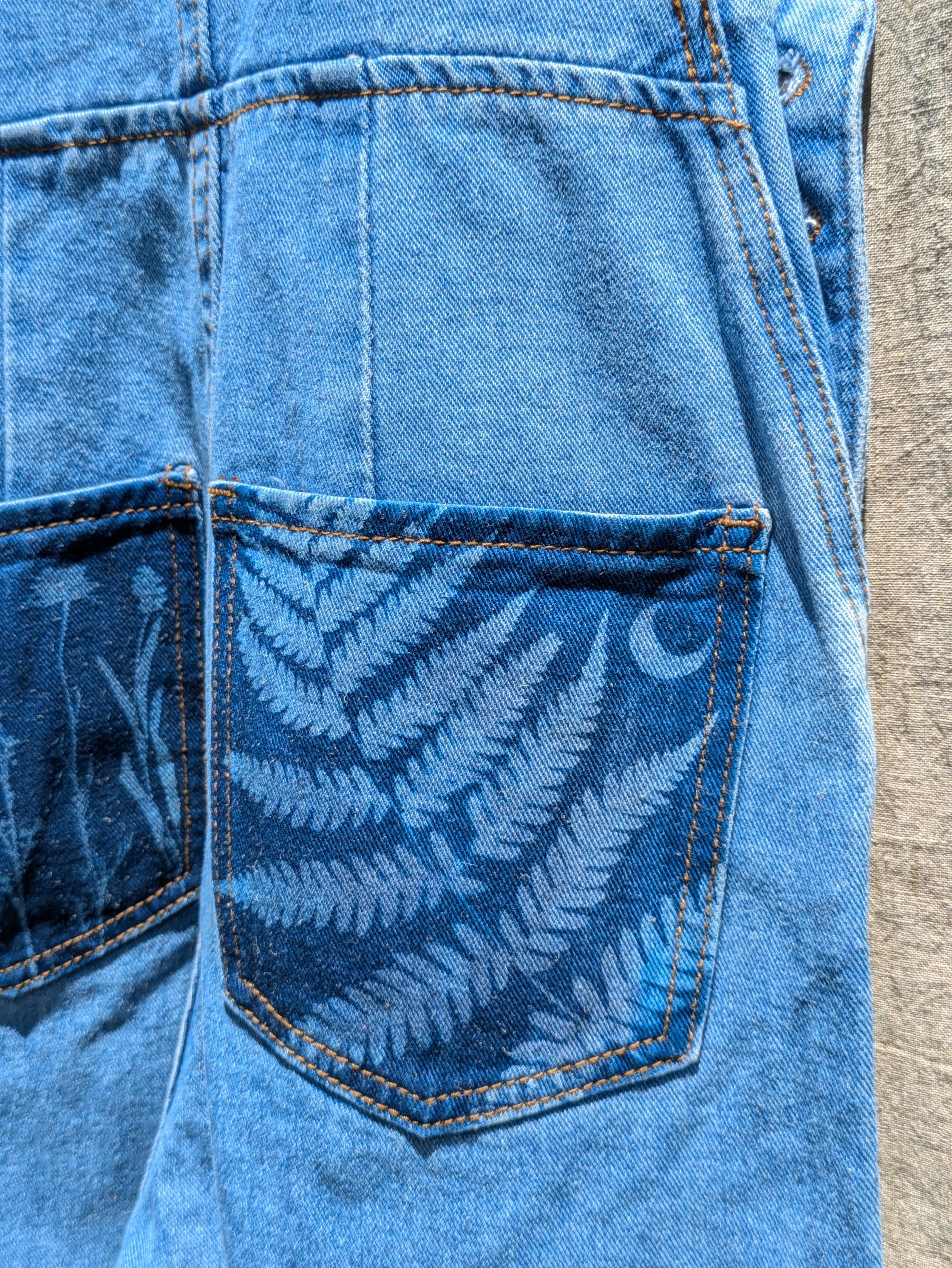 Cyanotype Denim Jumpsuit