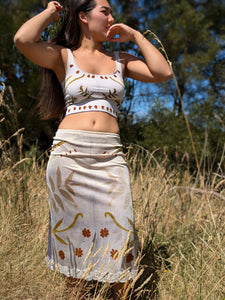 Bamboo Crop Top Natural Weld & Petal