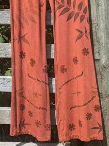 Bamboo Flared Yoga Pant Terracotta Rose