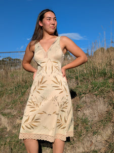 Vintage Lace Petticoat Dress ~ Earthen Grace Slip ~