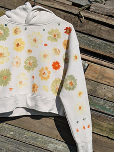 Botanical Cropped Hood ~Flower Pounded ~ S