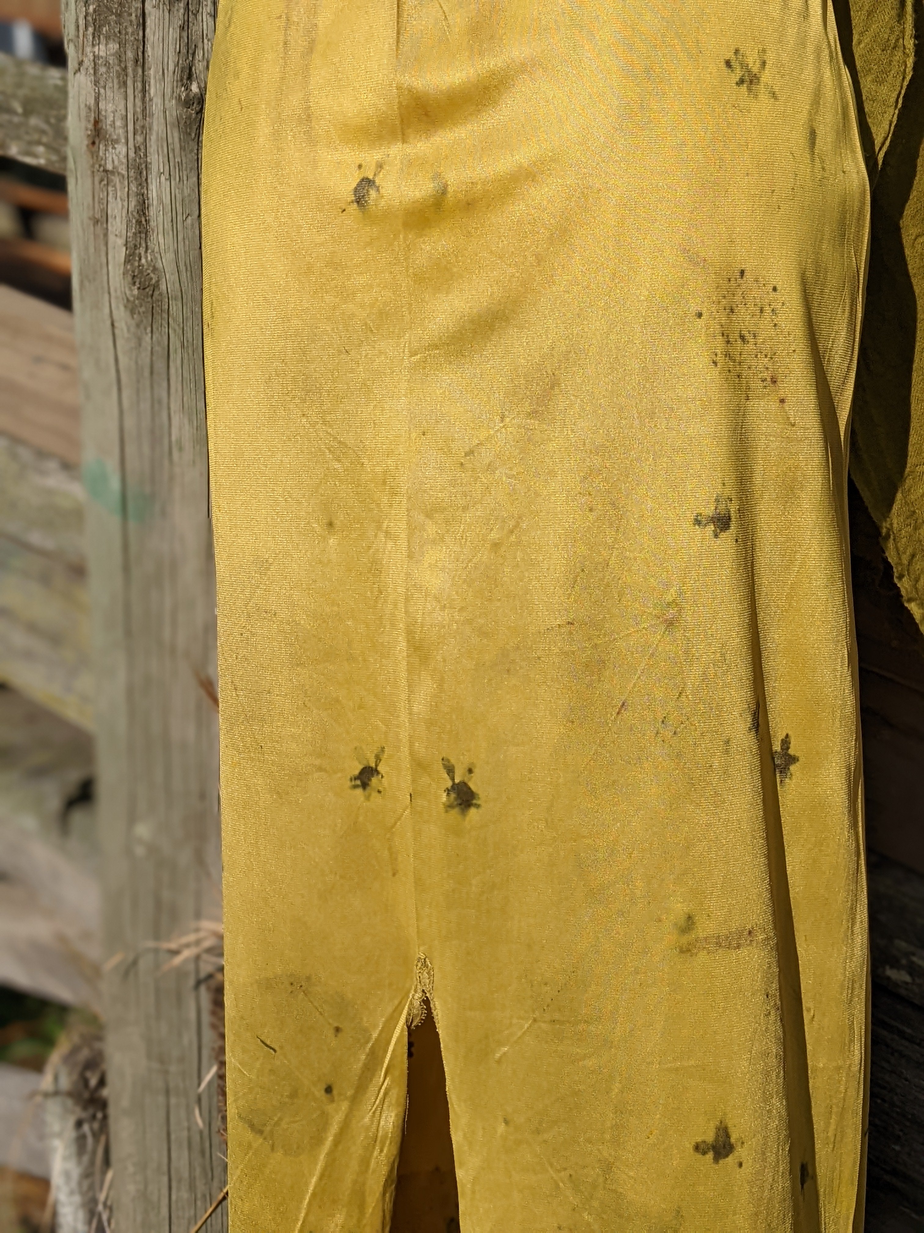 Vintage Lace Petticoat Skirt ~ Maxi ~ Lichen & Madder Leaf