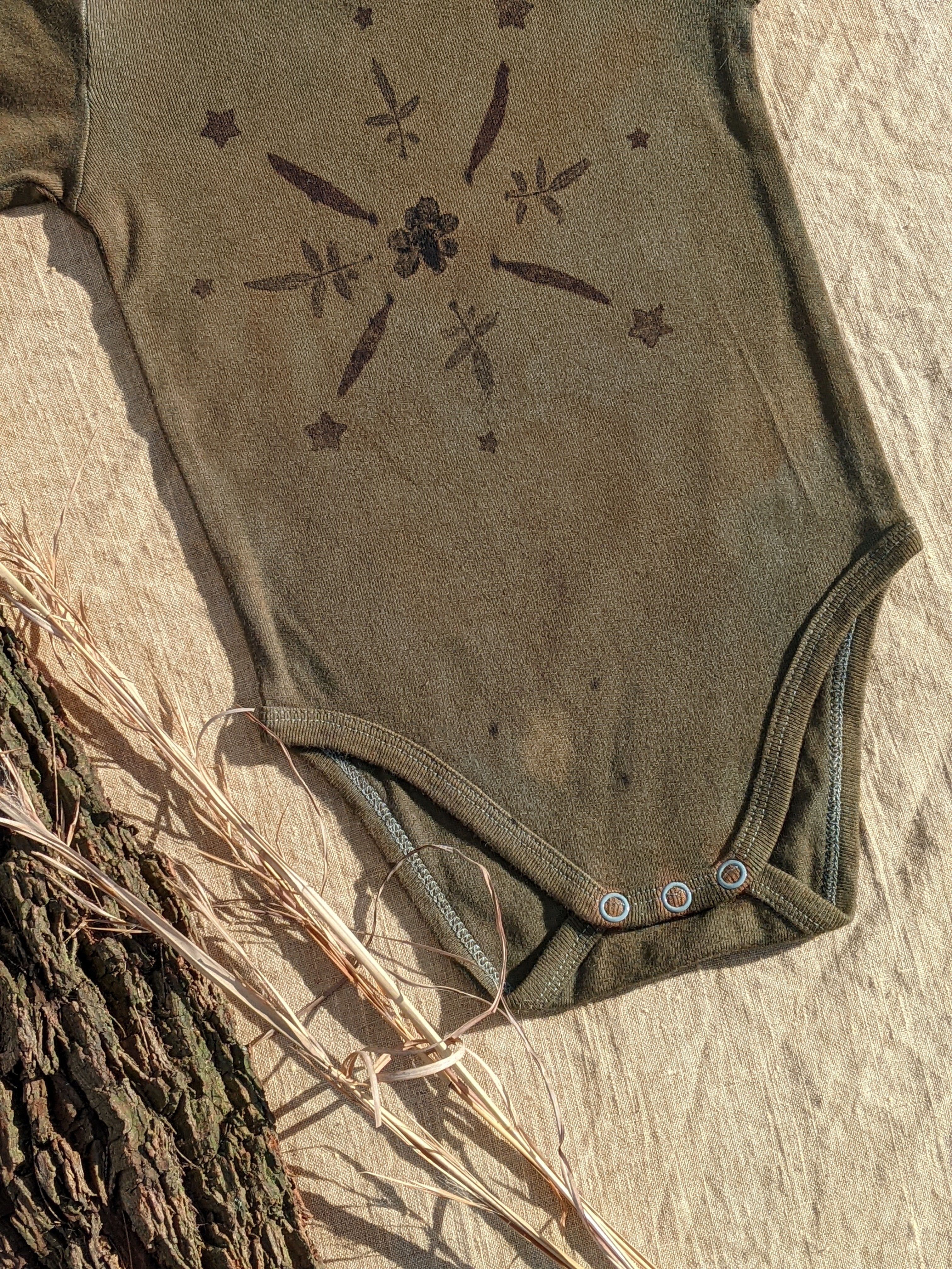 Organic Cotton Infant One-Piece ~ Forest baby ~ 12-18mth