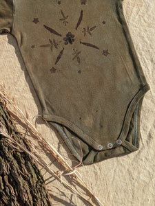 Organic Cotton Infant One-Piece ~ Forest baby ~ 12-18mth