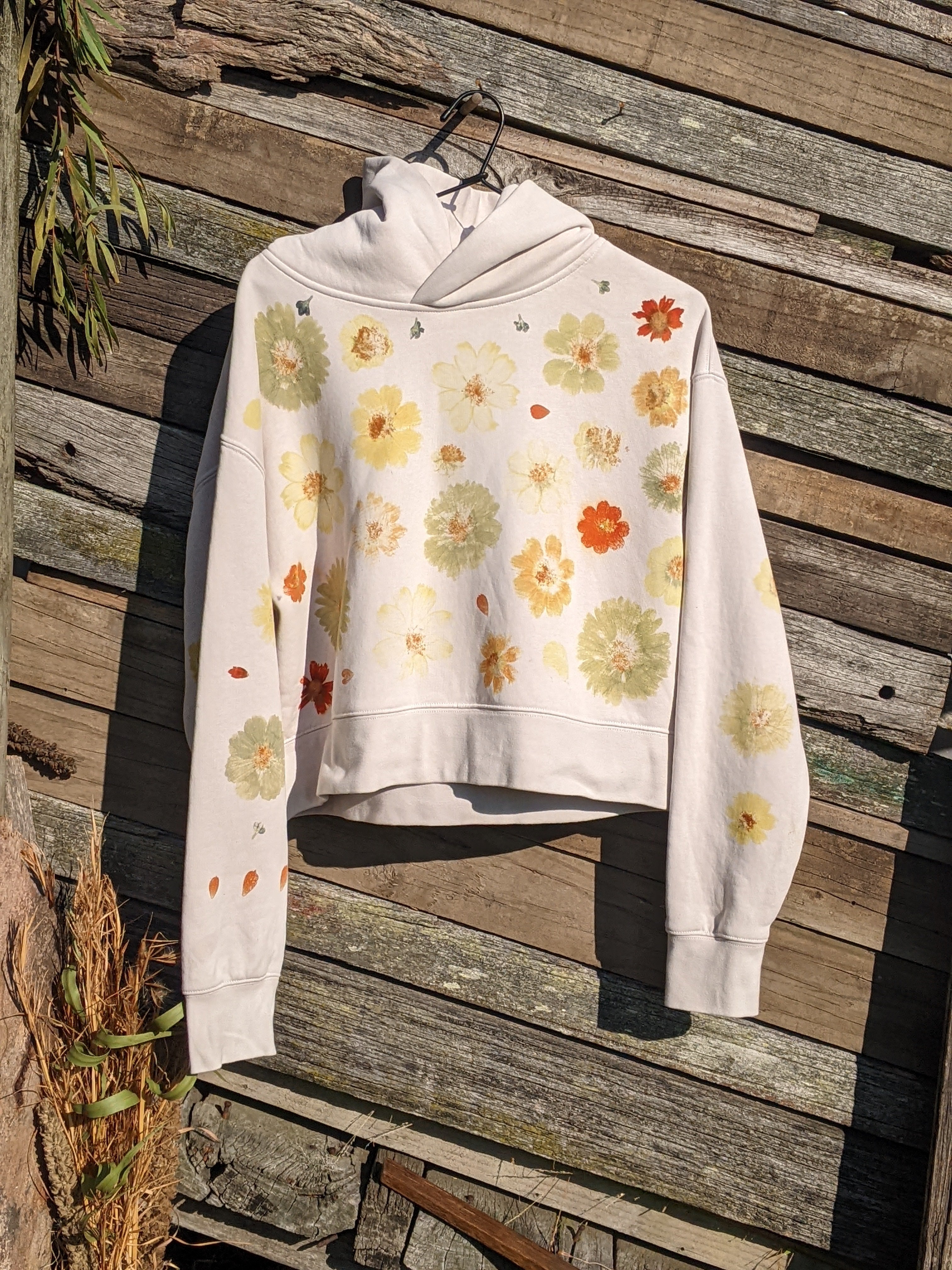 Botanical Cropped Hood ~Flower Pounded ~ S