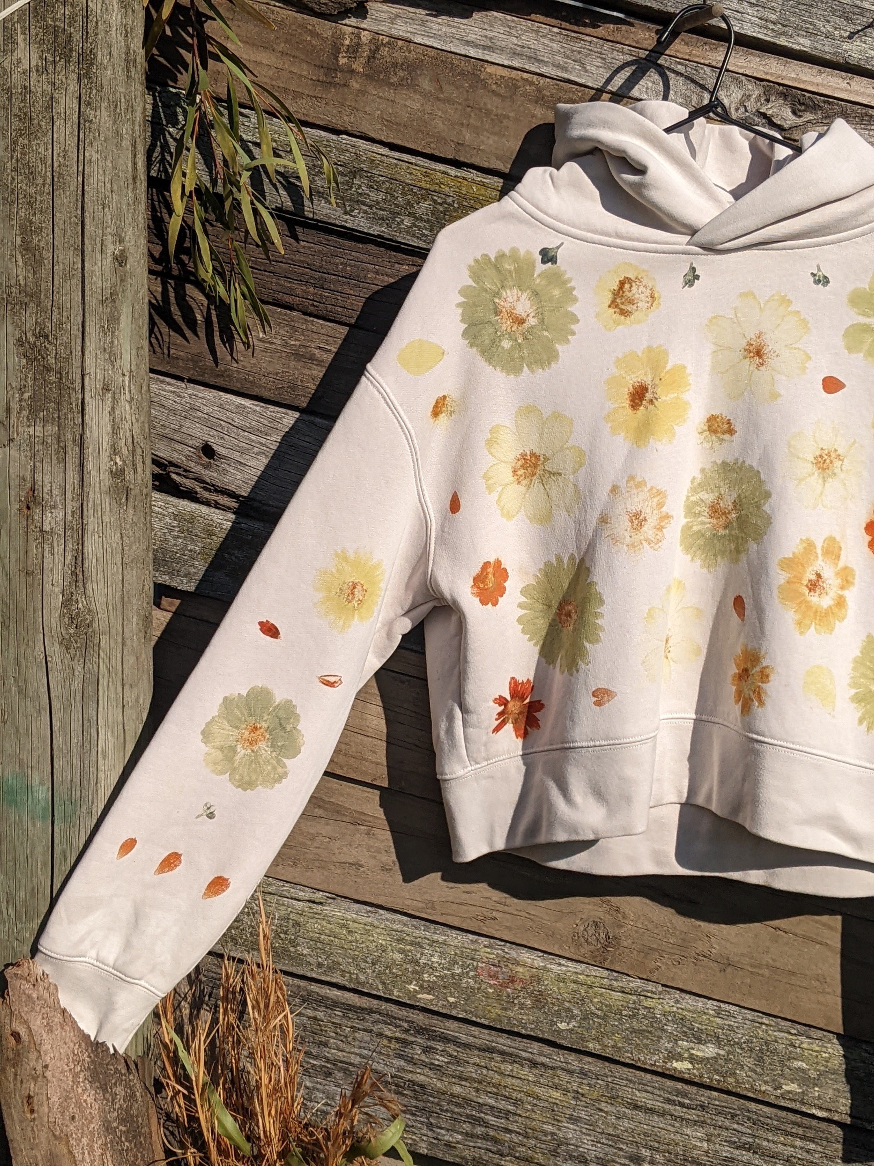 Botanical Cropped Hood ~Flower Pounded ~ S
