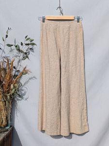 Linen Oak + Maple Leaf Button Trimmed Pant ~ XS