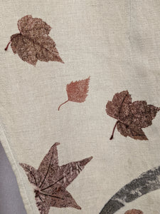 Linen Madder Maple Leaf Pants ~ M ~