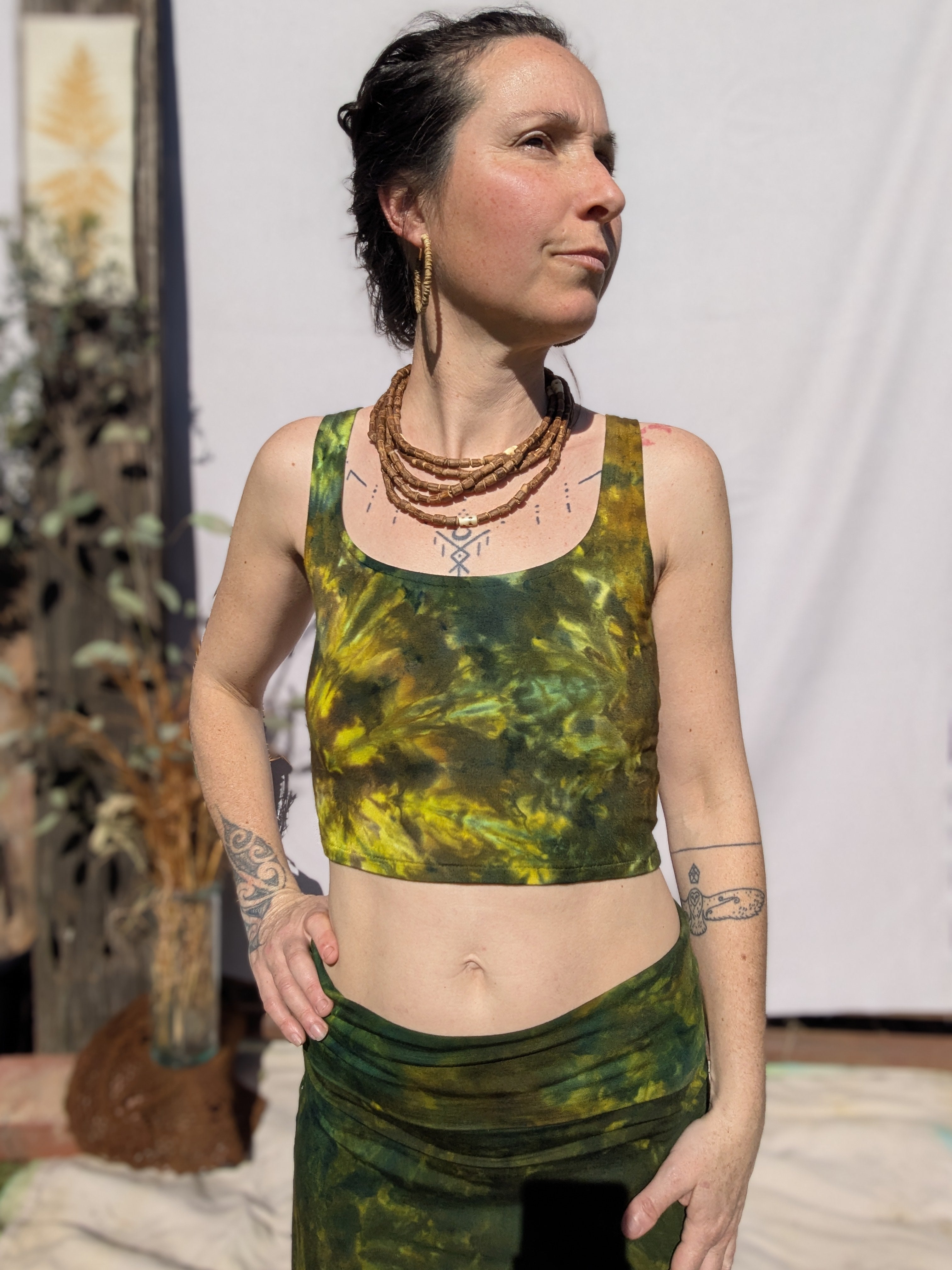 Botanical Bamboo Ice Dyed Matching Set ~ S/M