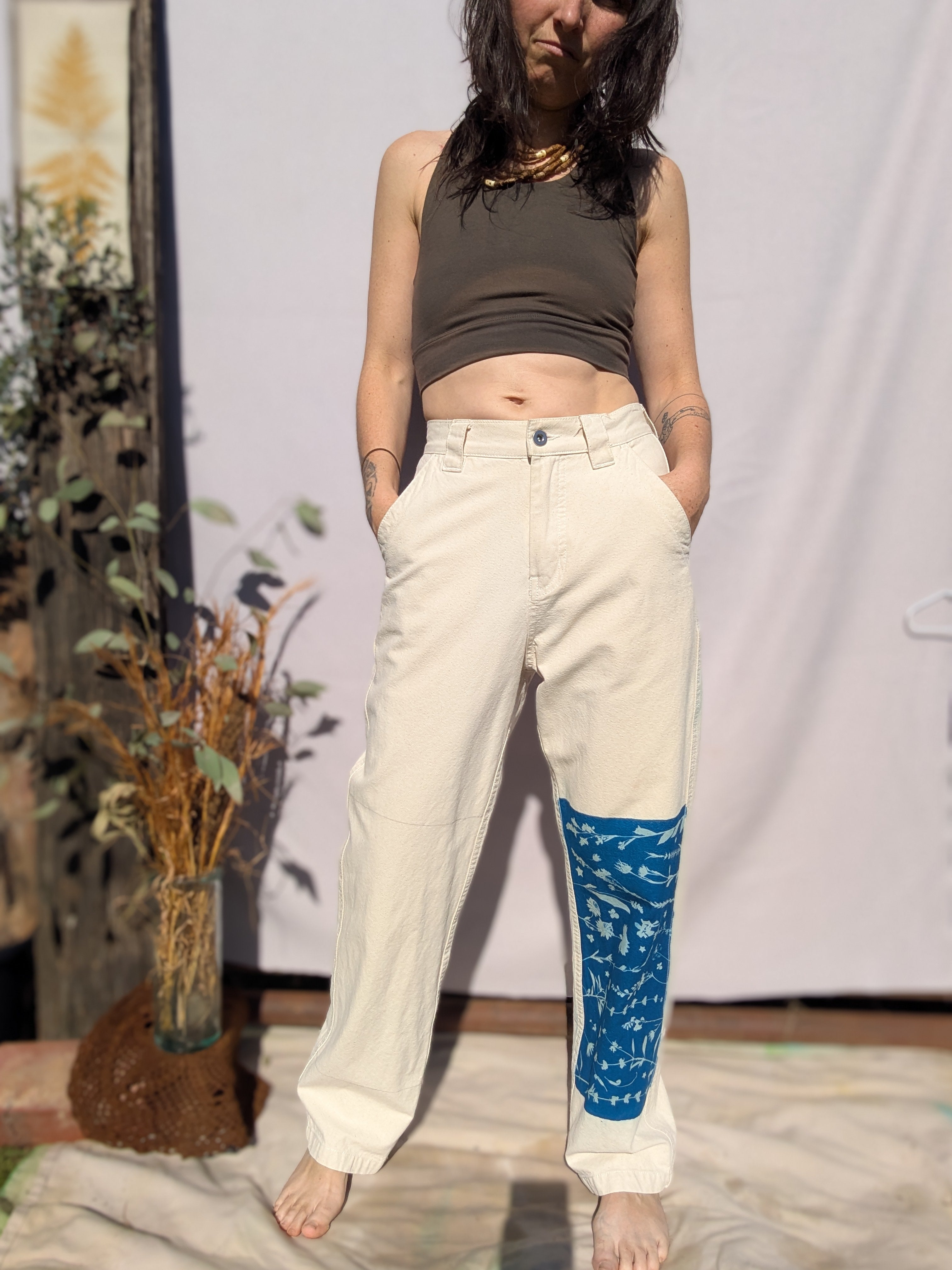 Cyanotype Hemp Denim Pant ~ XS ~ Cyanotype