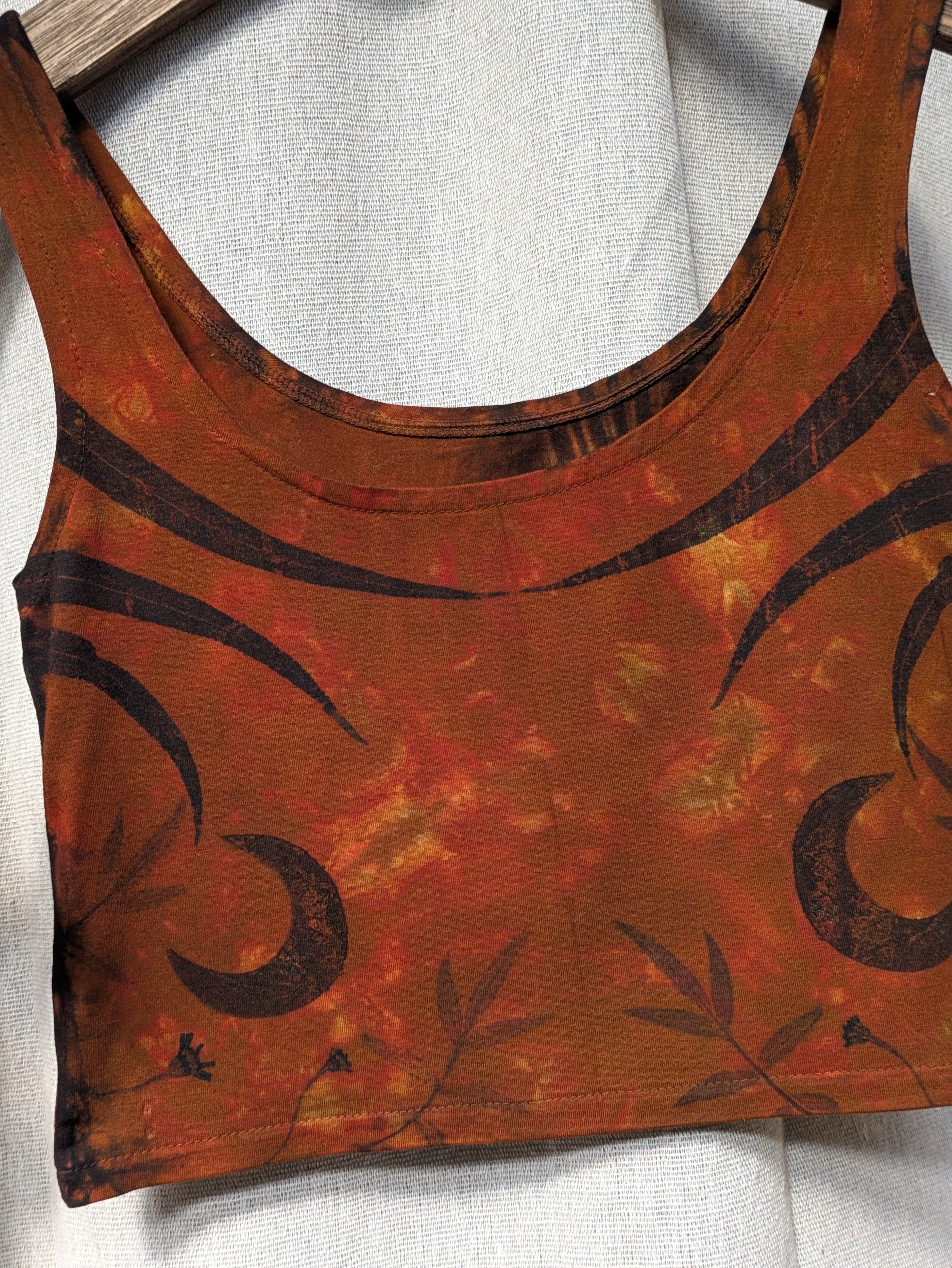 Bamboo Crop Top ~ Terracotta Moon