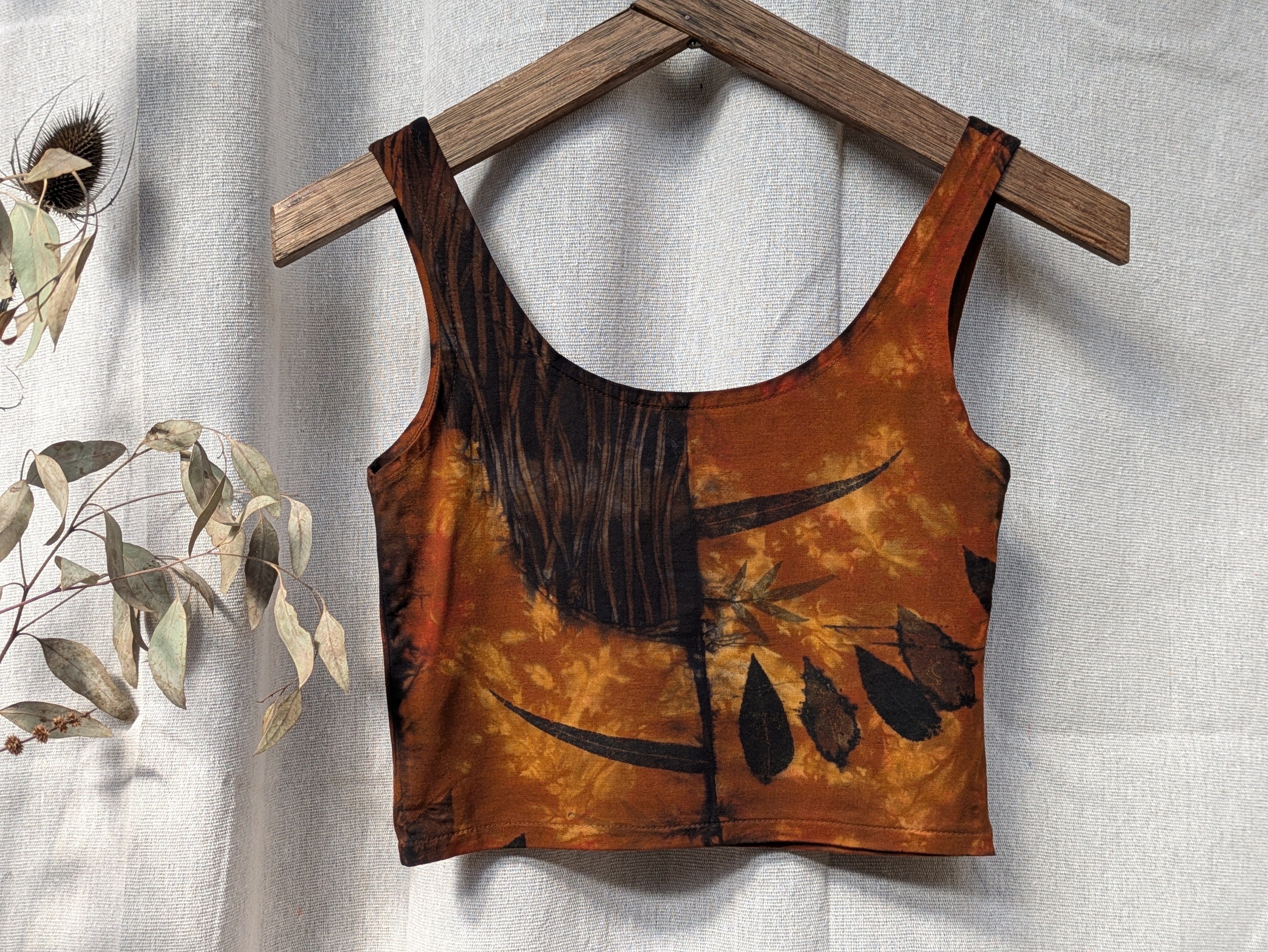 Bamboo Crop Top ~ Terracotta Moon