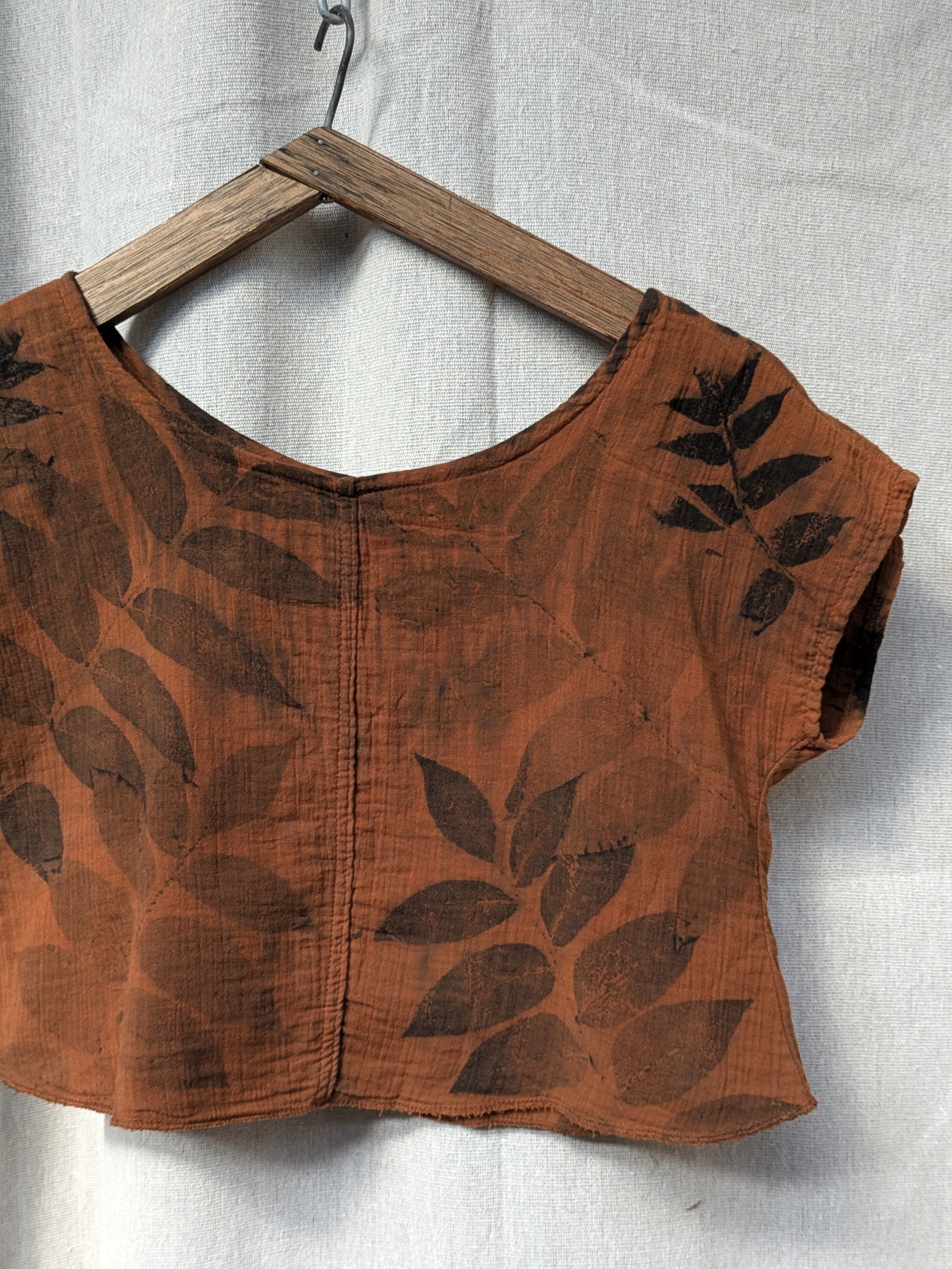Boxy Sol Top ~ Rust