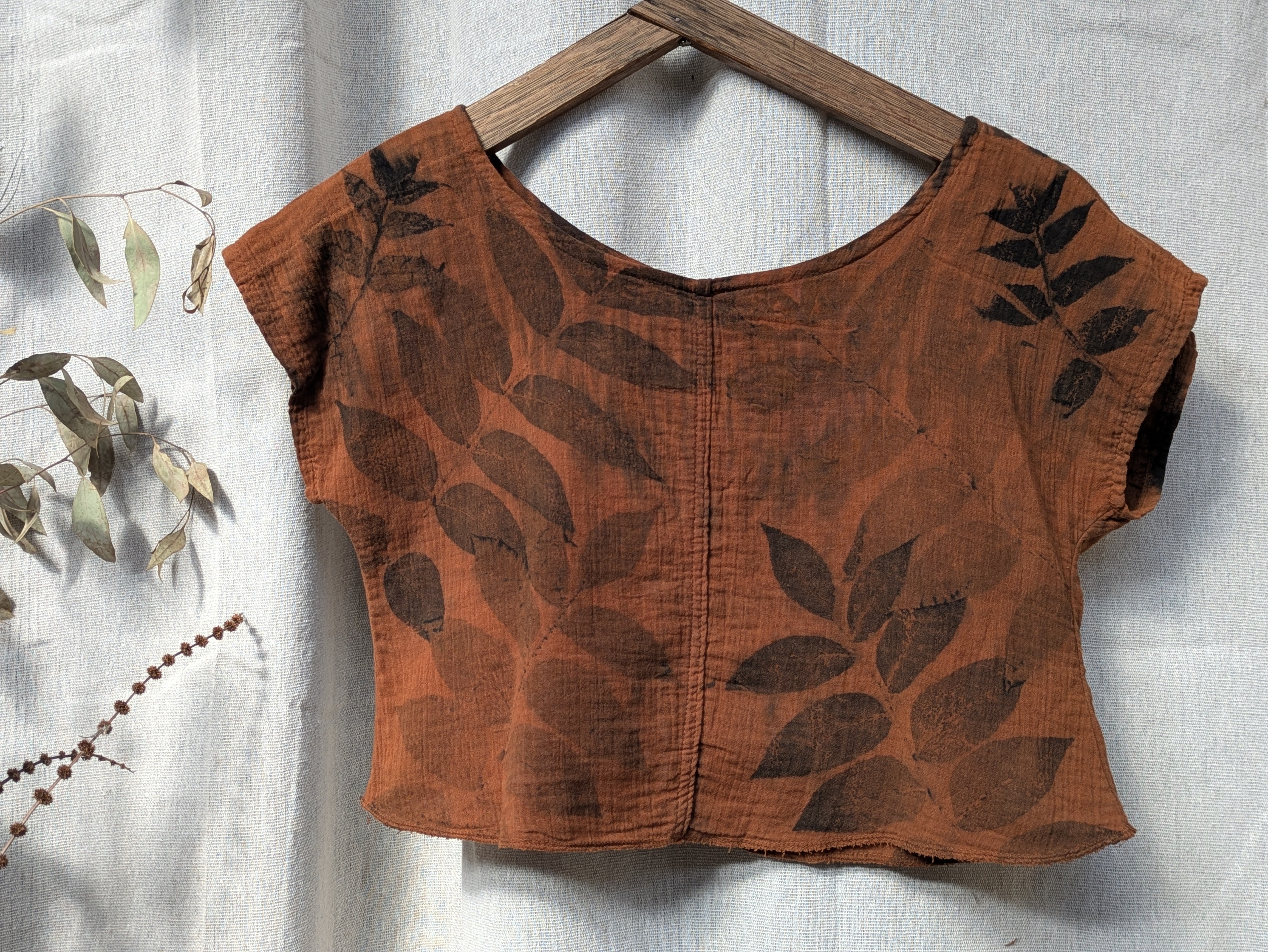Boxy Sol Top ~ Rust