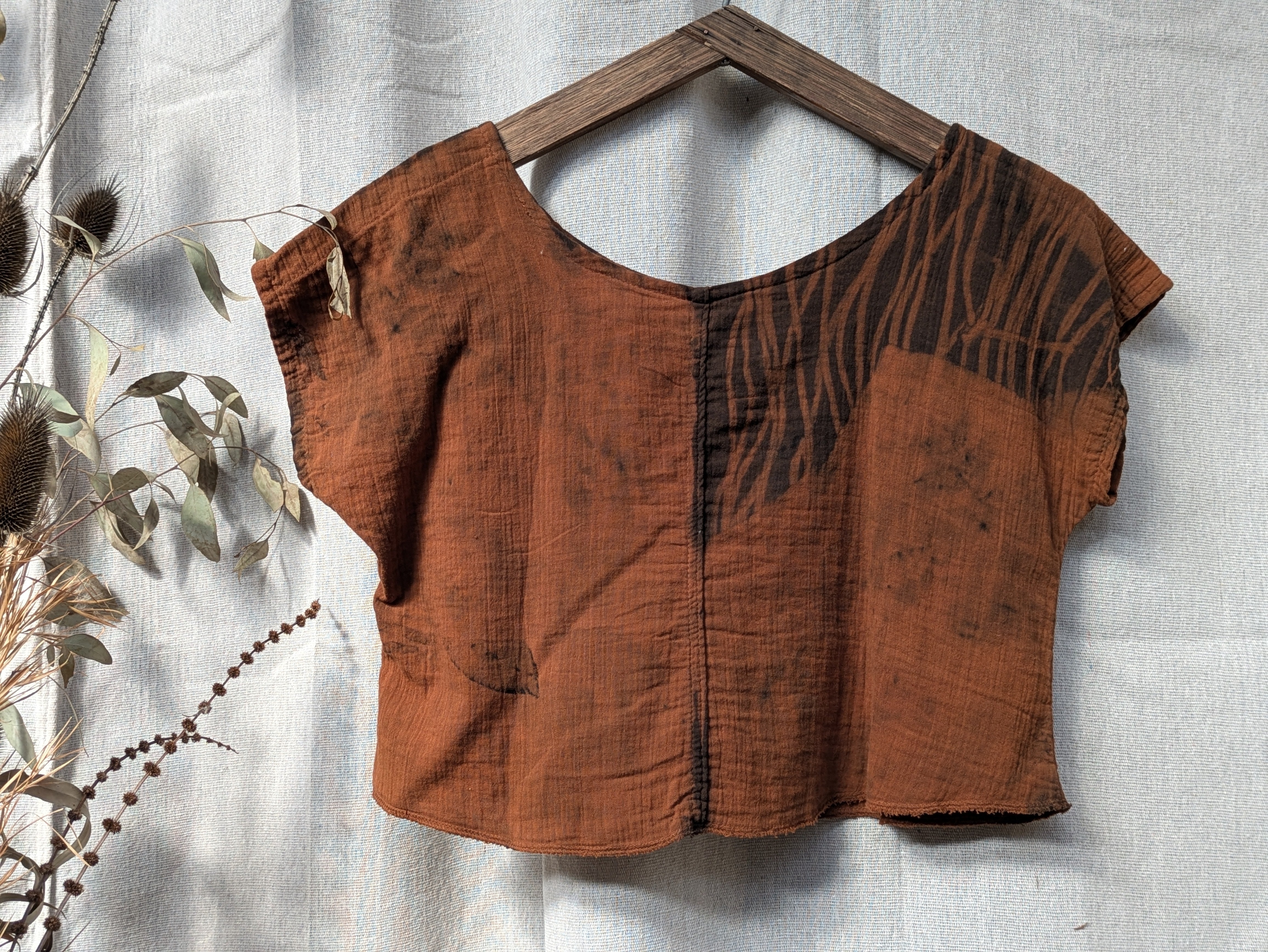 Boxy Sol Top ~ Rust