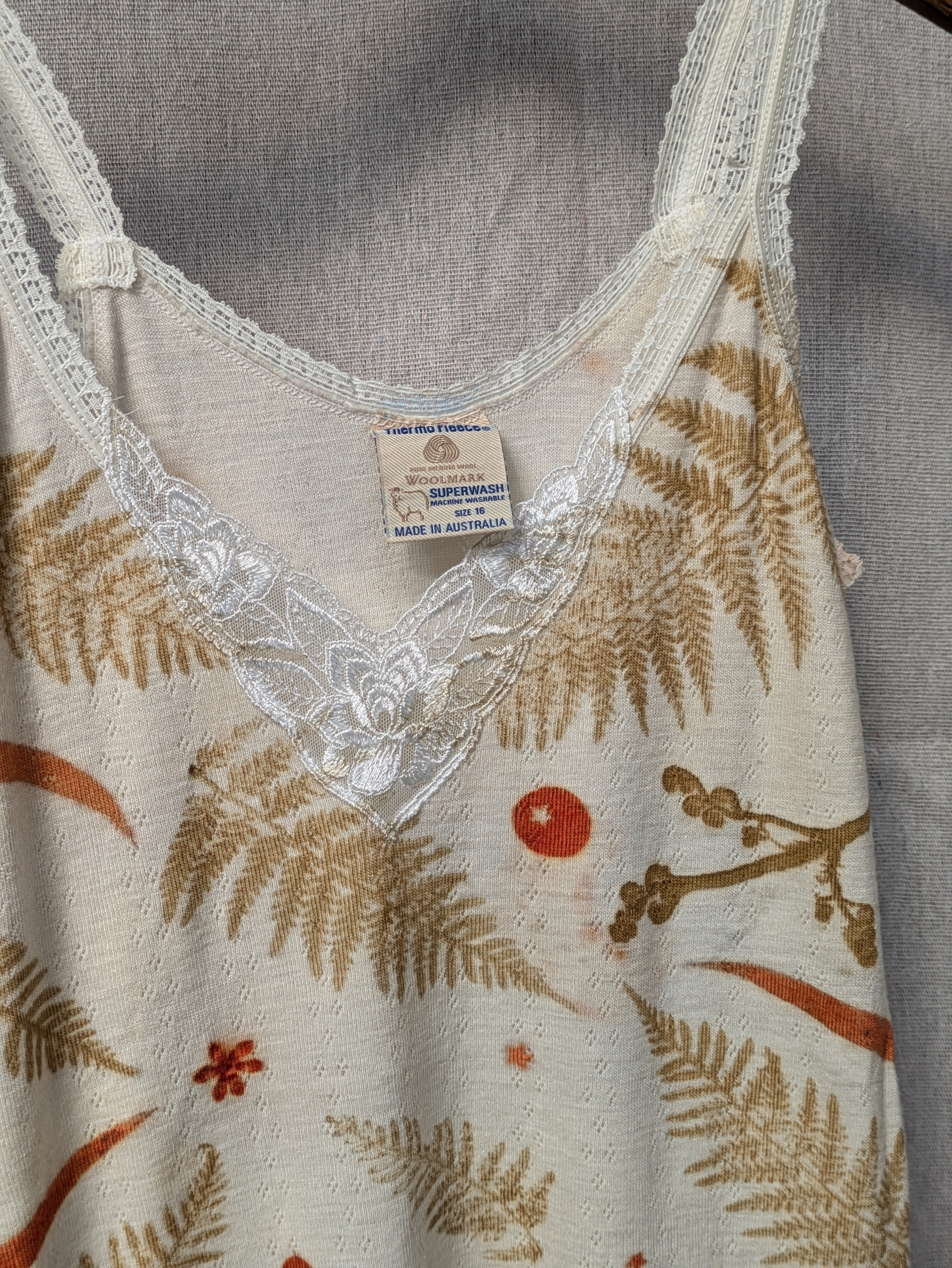 Merino Fern + Moon Singlet ~ L