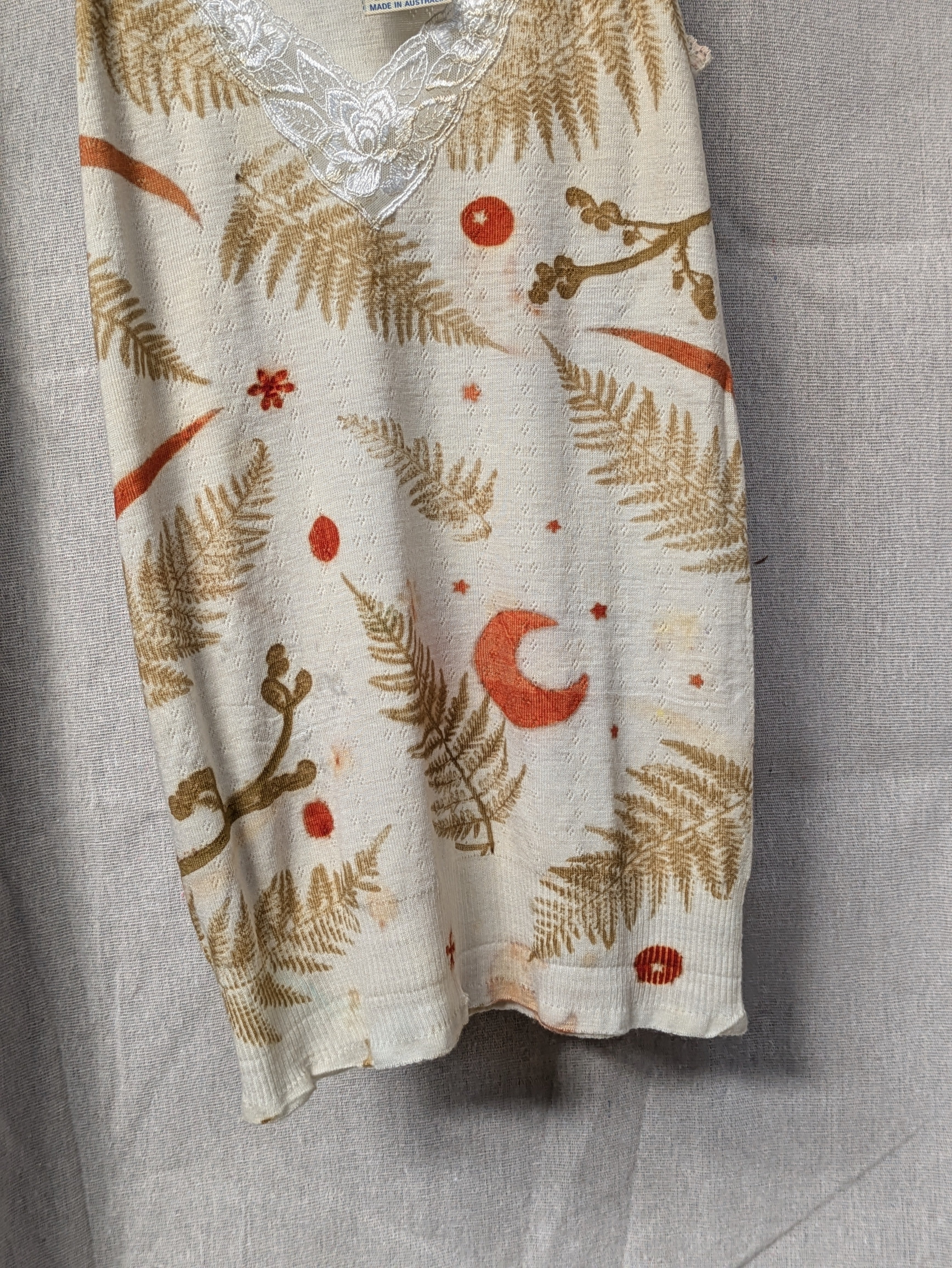 Merino Fern + Moon Singlet ~ L