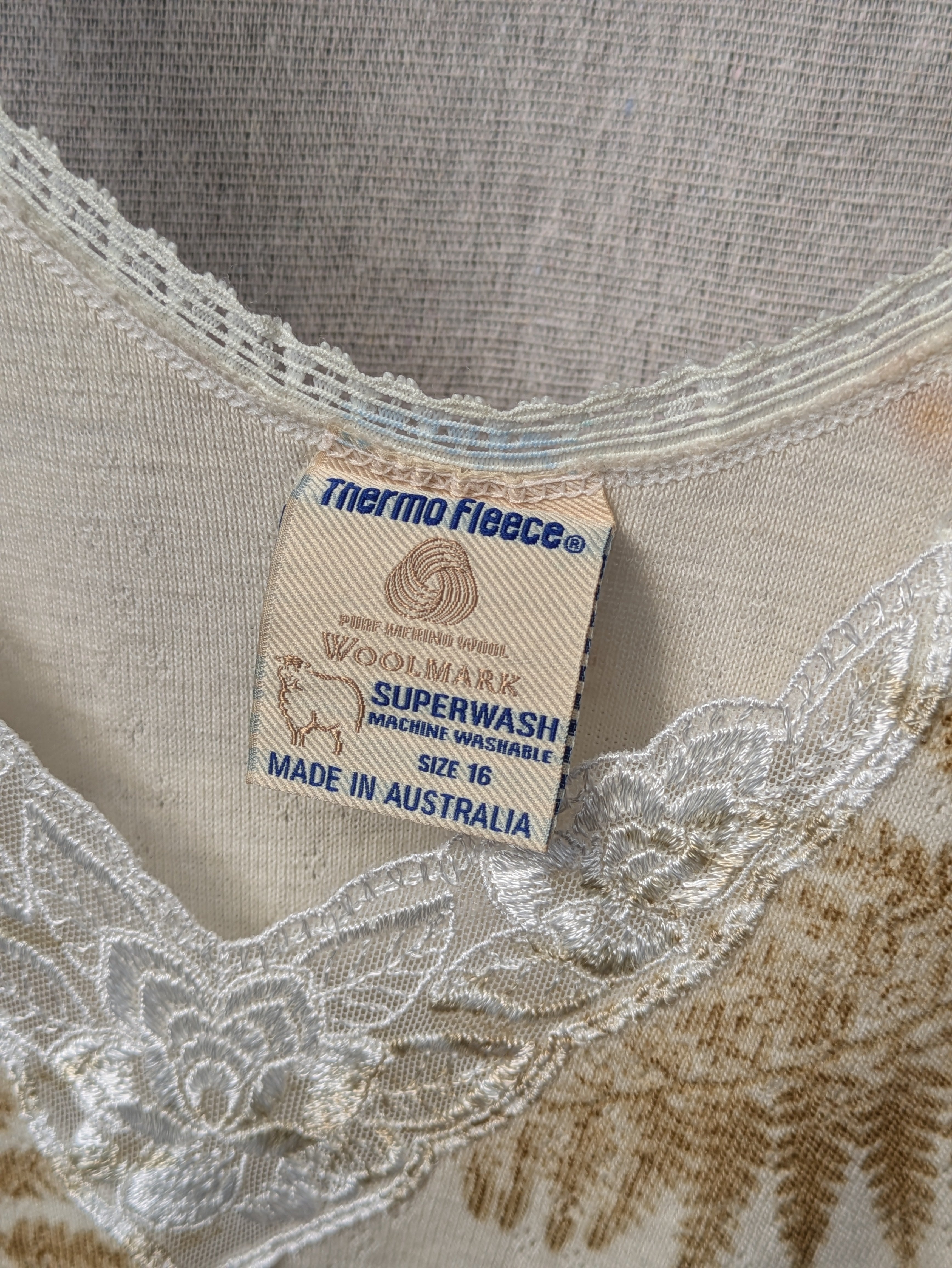 Merino Fern + Moon Singlet ~ L