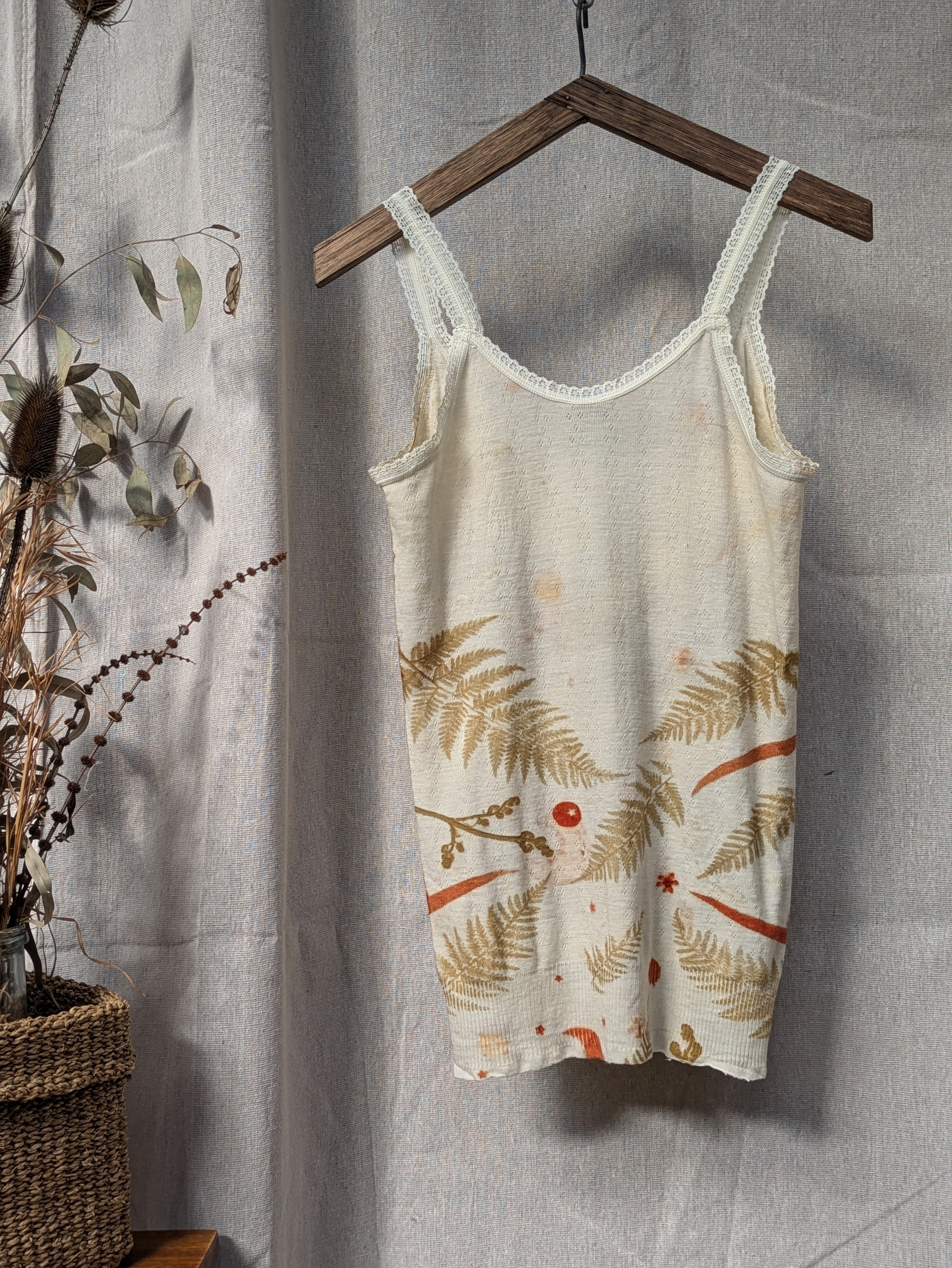 Merino Fern + Moon Singlet ~ L
