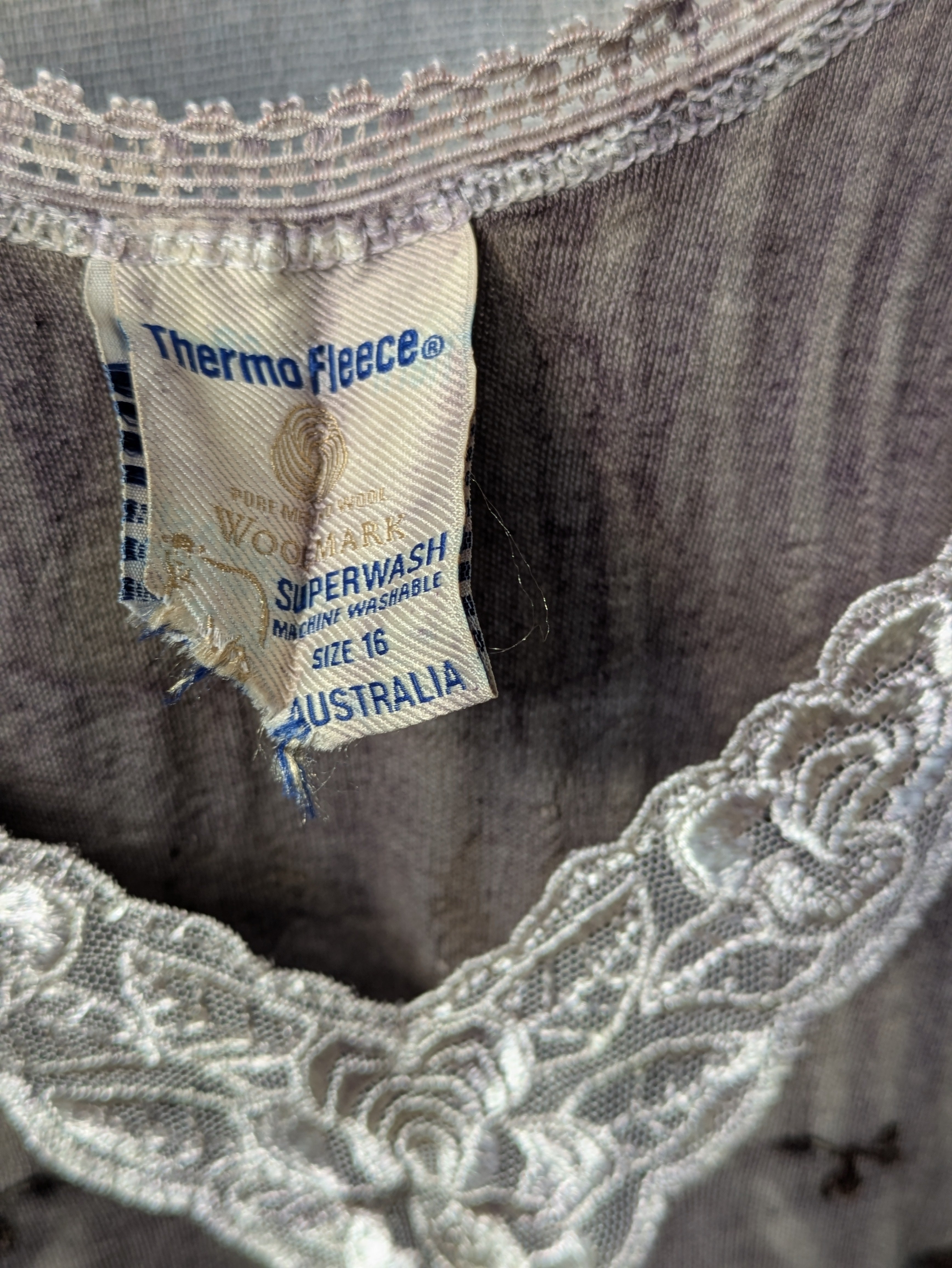 Botanical Merino Singlet Top Dark Leaf ~ S/M