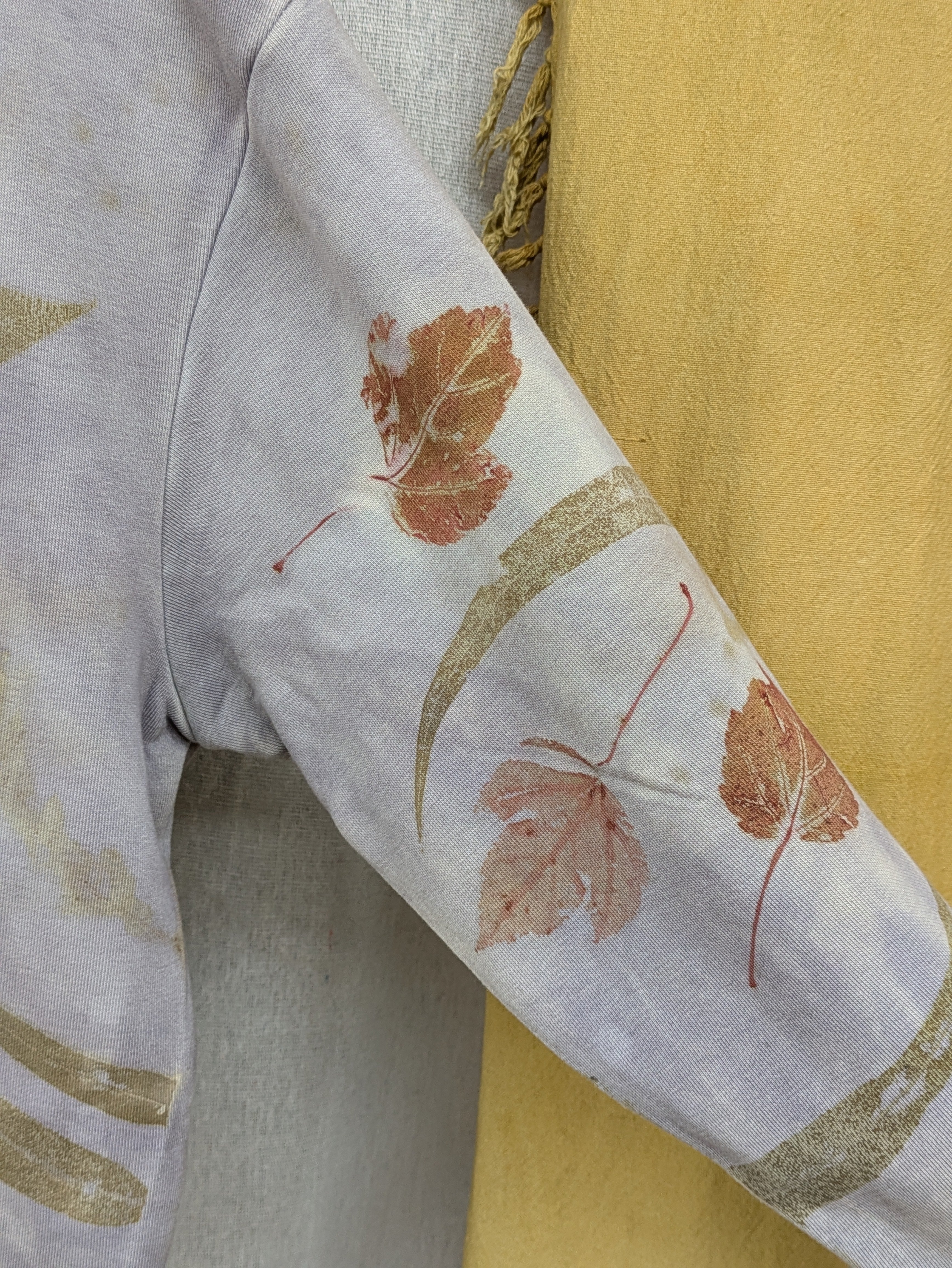 Botanical Heavy Hood ~  Dusky Walnut + Madder Leaf