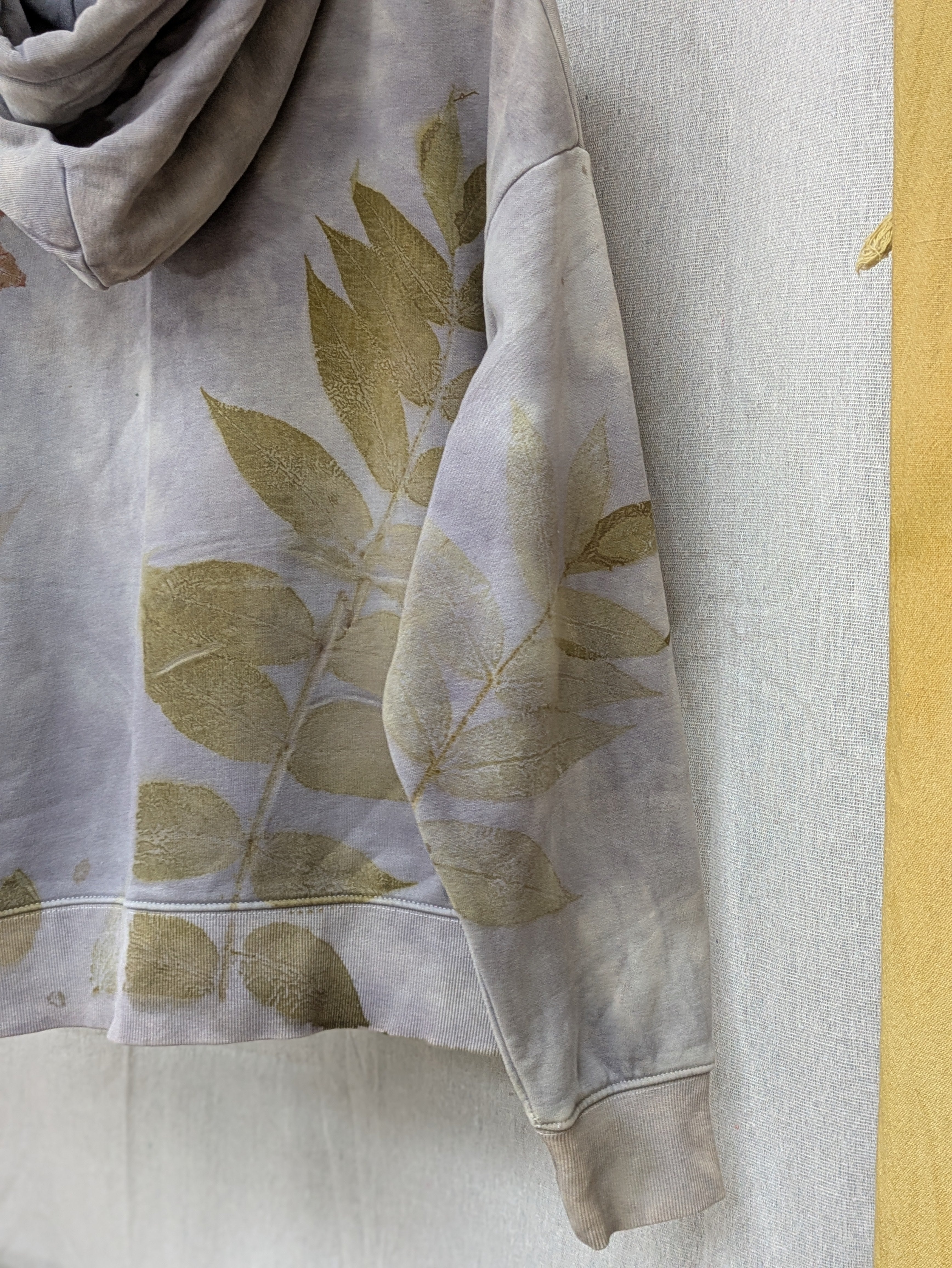 Botanical Heavy Hood ~  Dusky Walnut + Madder Leaf